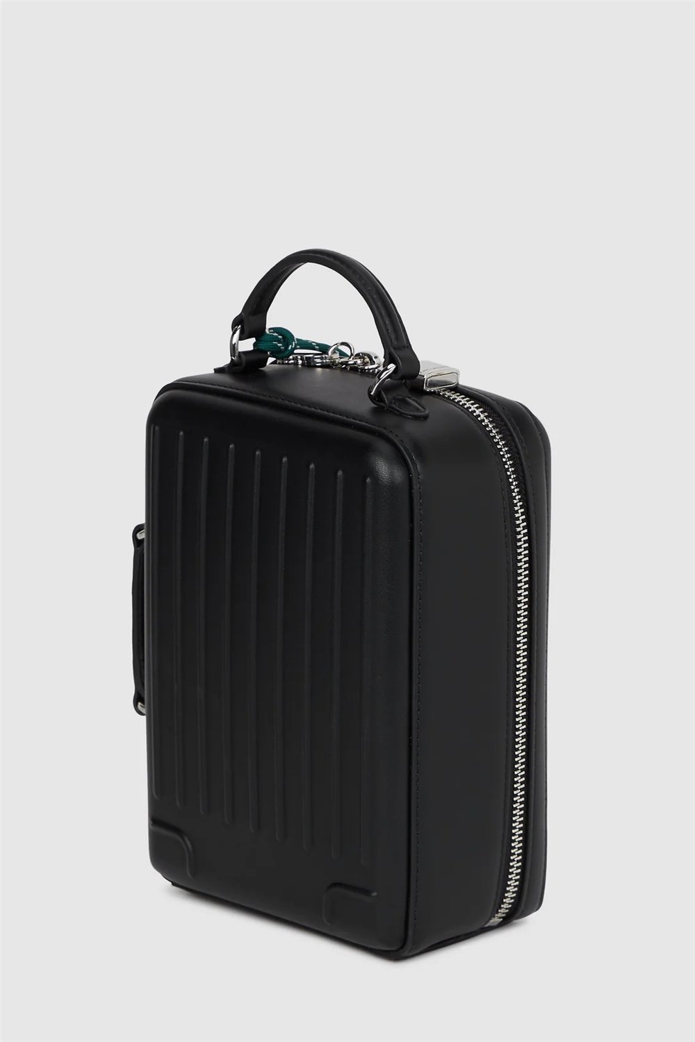 Karl Lagerfeld Ikon Suitcase Crossbody Kadın Omuz Çantası Siyah