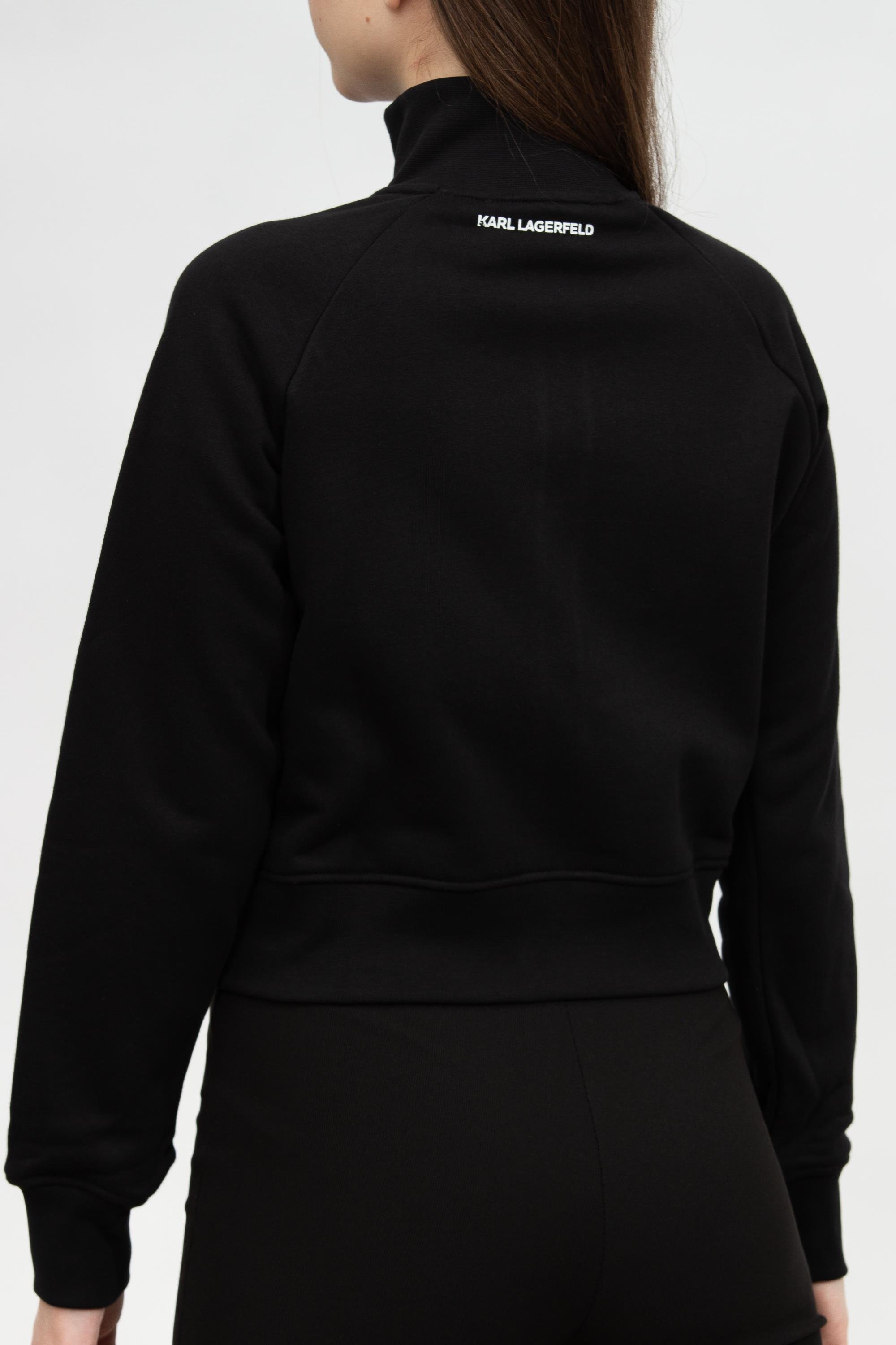 Karl Lagerfeld Ikonik Kadın Fermuarlı Sweatshirt