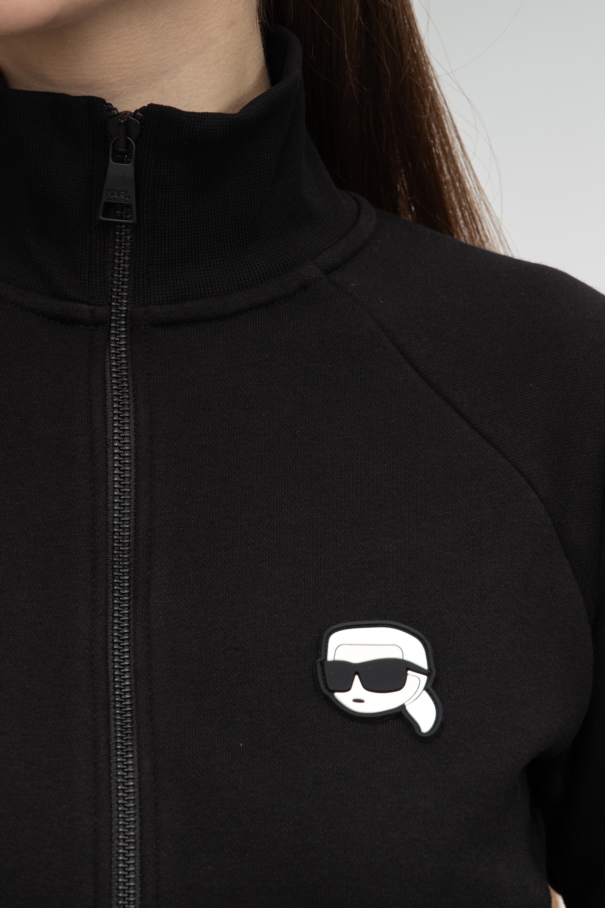 Karl Lagerfeld Ikonik Kadın Fermuarlı Sweatshirt