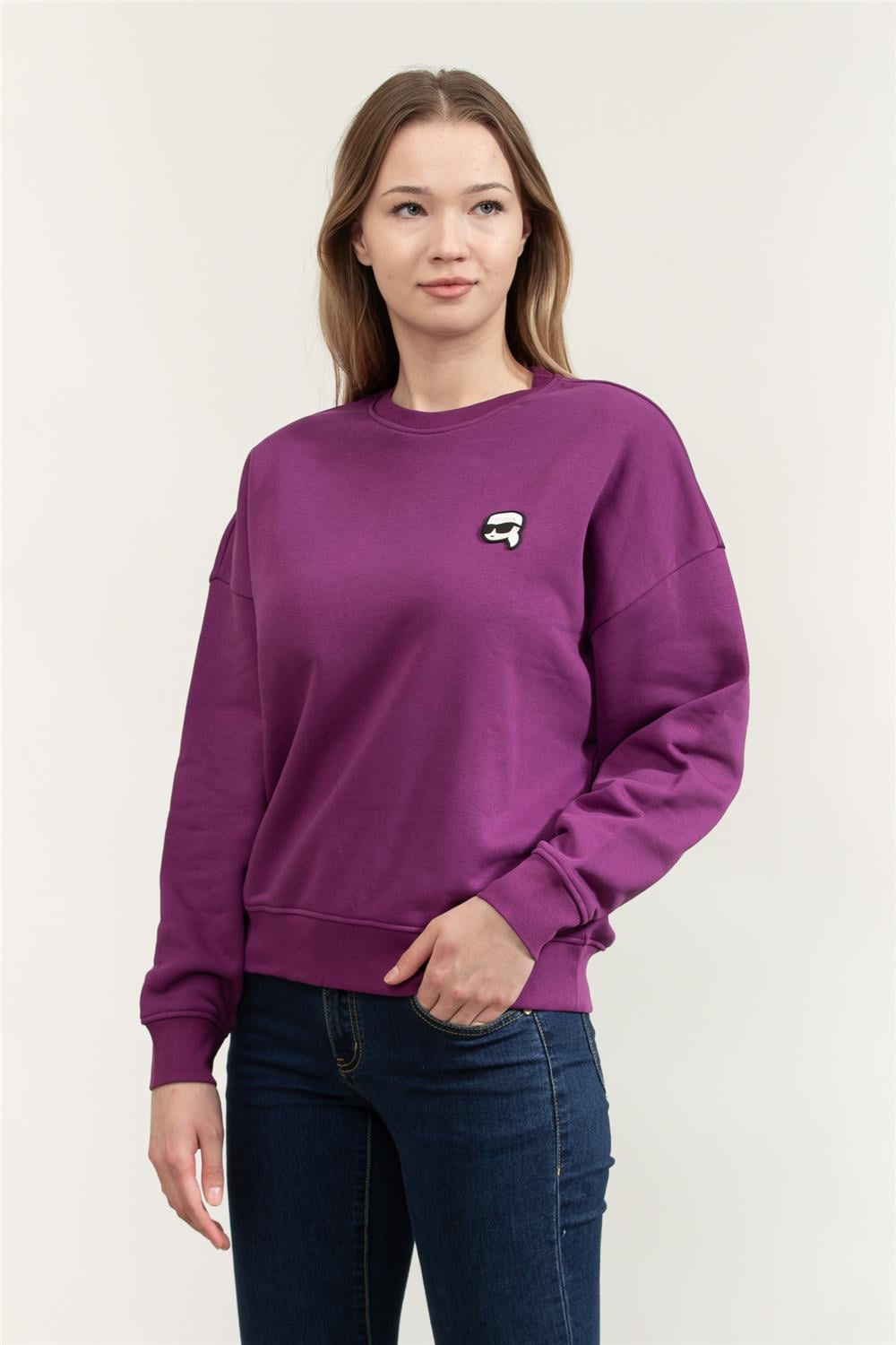 Karl Lagerfeld Ikonik Kadın Kapüşonlu Sweatshirt