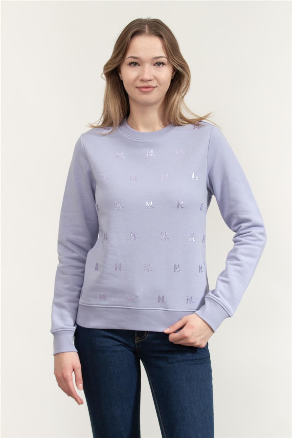 Karl Lagerfeld Kadın Bisiklet Yaka Sweatshirt