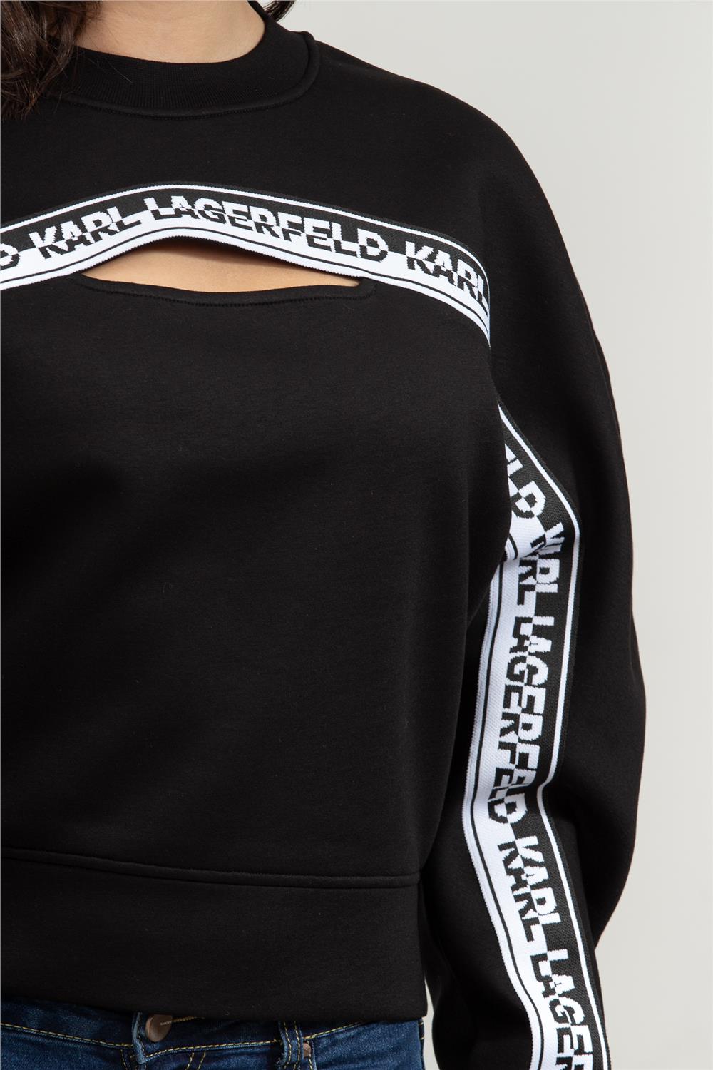 Karl Lagerfeld Kadın Bisiklet Yaka Sweatshirt