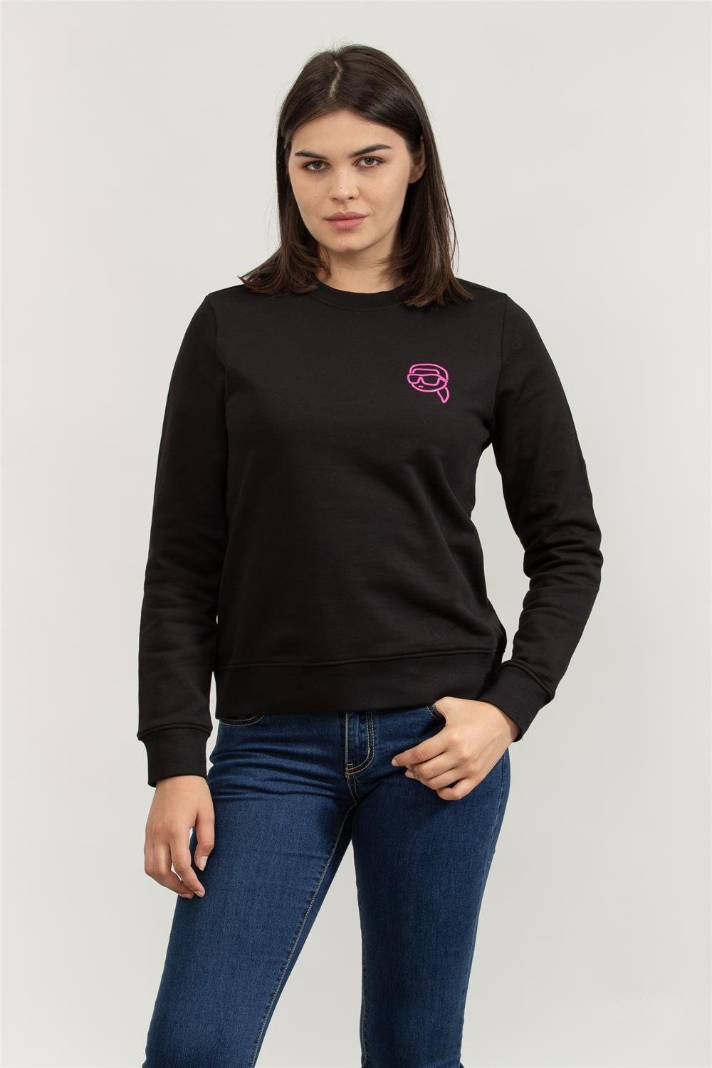 Karl Lagerfeld Kadın Bisiklet Yaka Sweatshirt