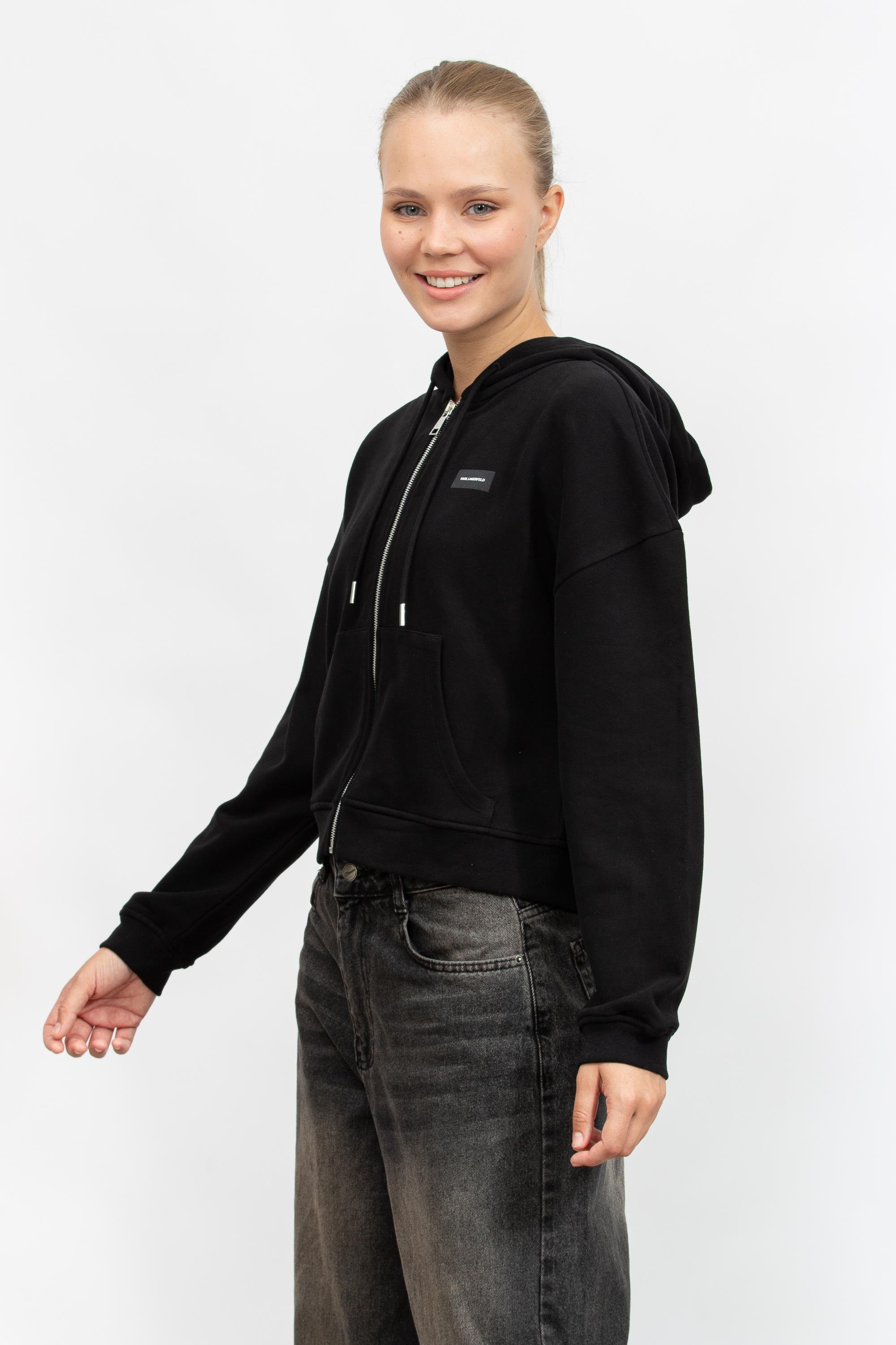 Karl Lagerfeld Kadın Fermuarlı Sweatshirt