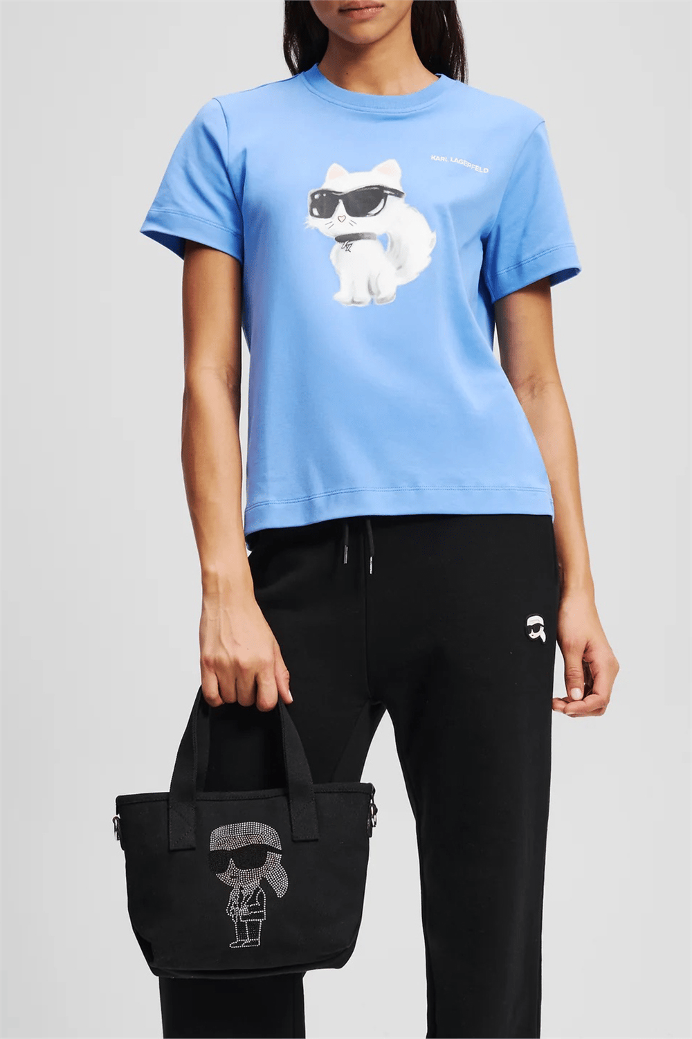 Karl Lagerfeld Kadın Mini Omuz Çantası Siyah