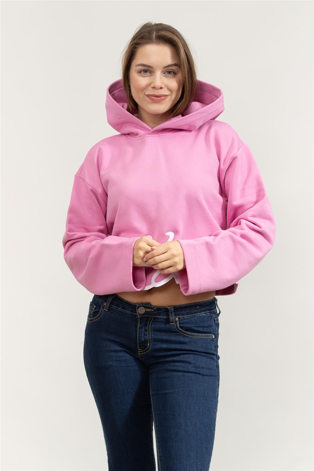Karl Lagerfeld Karl Signature Hem Kadın Kapüşonlu Sweatshirt