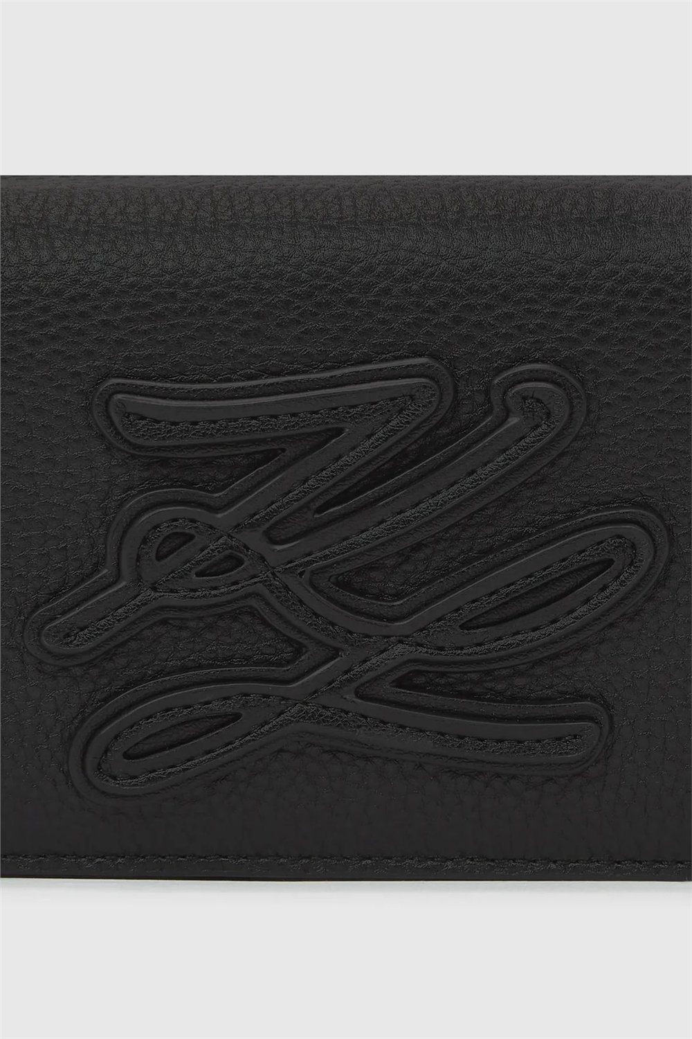 Karl Lagerfeld K/Autograph Patch Mini Flap Cb Kadın Mini Omuz Çantası Siyah