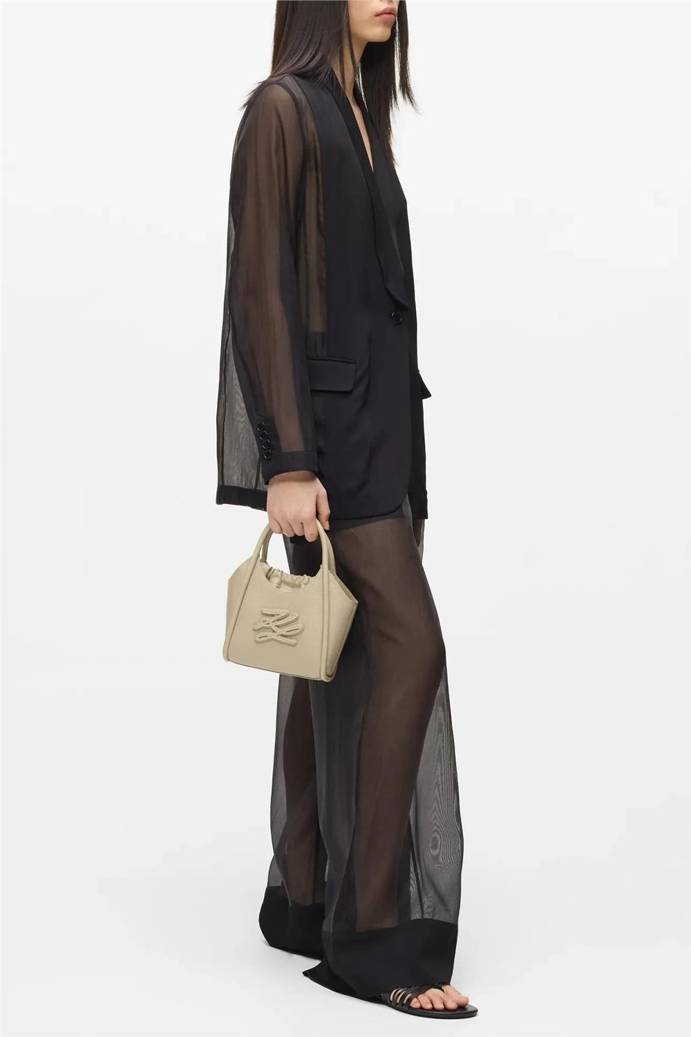 Karl Lagerfeld K/Autograph Patch Mini Tote Kadın Mini Omuz Çantası Çok Renkli