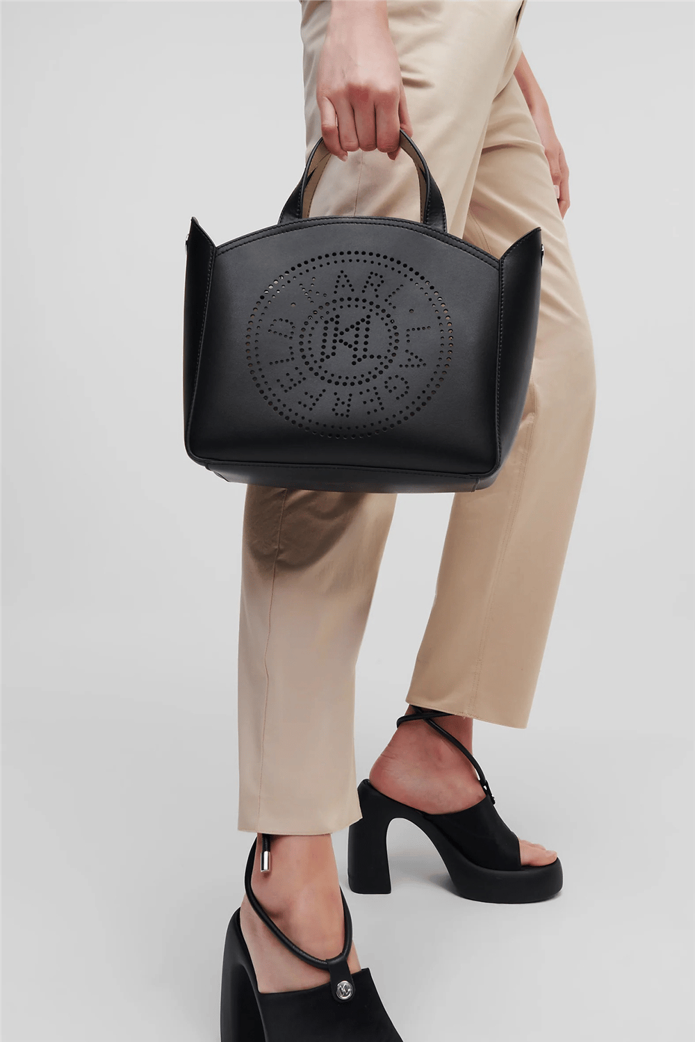 Karl Lagerfeld K/Circle Sm Kadın Mini Omuz Çantası Siyah