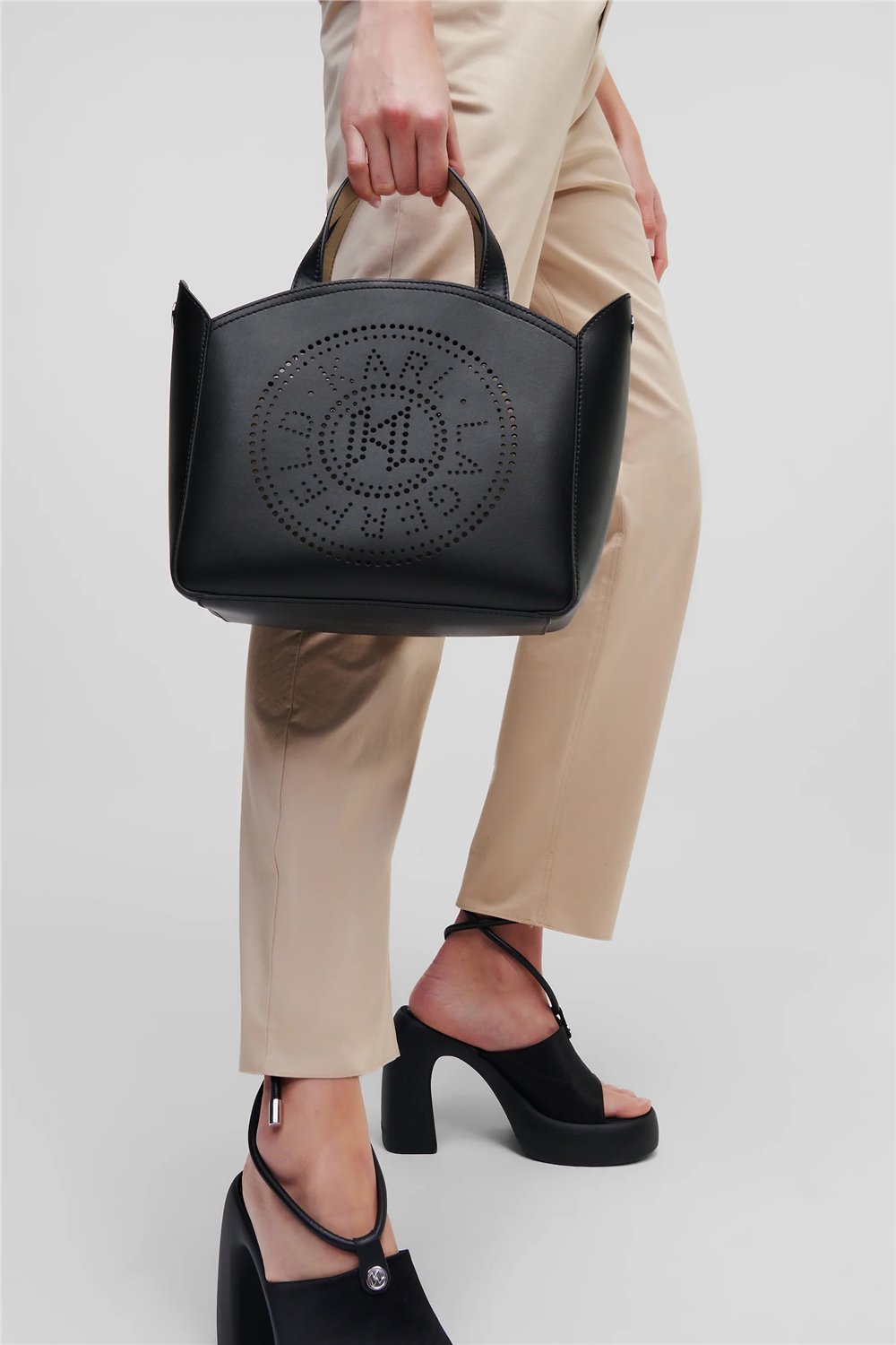 Karl Lagerfeld K/Circle Sm Kadın Mini Omuz Çantası Siyah