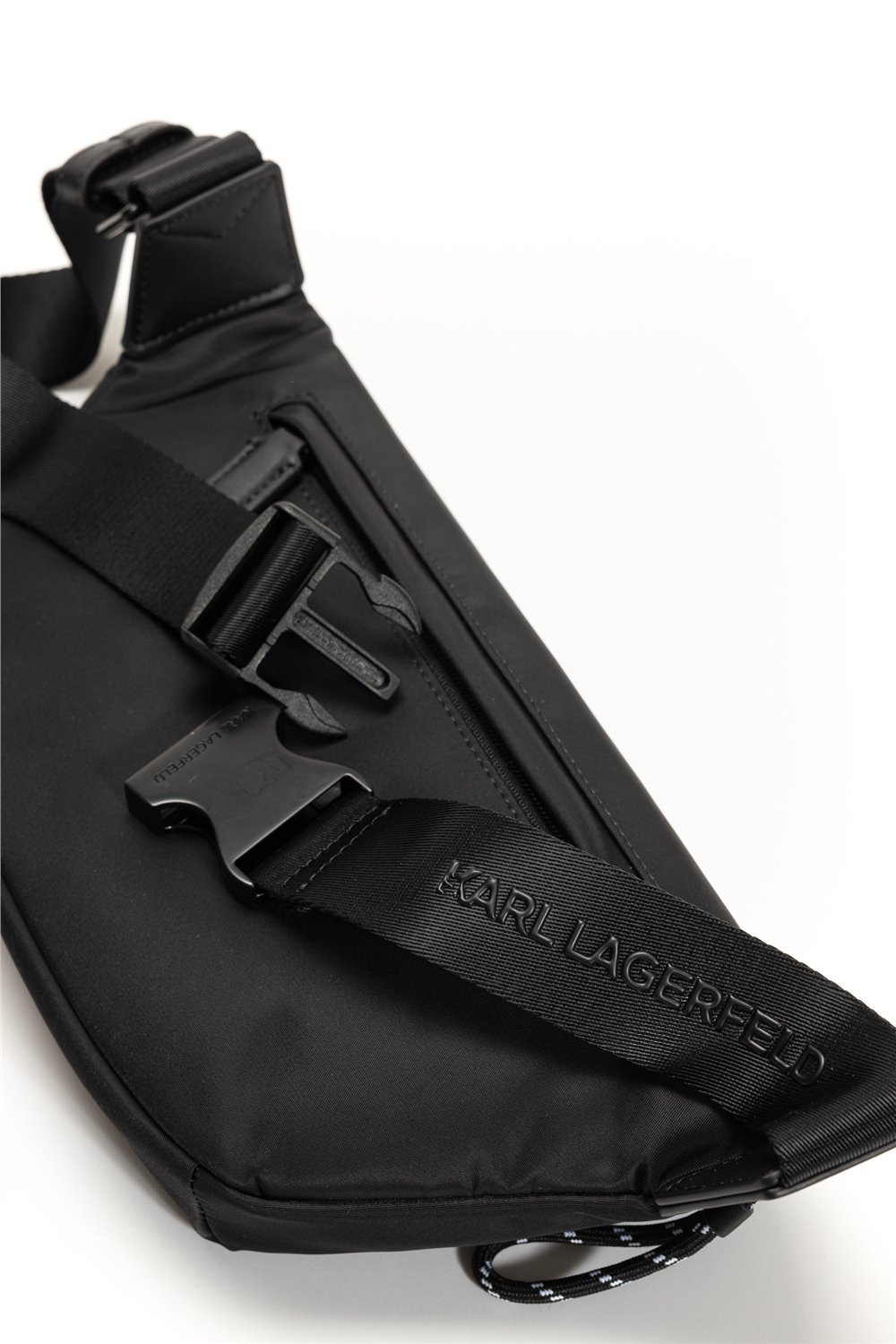 Karl Lagerfeld K/Ikon Nylon Tonal Erkek Bel Çantası
