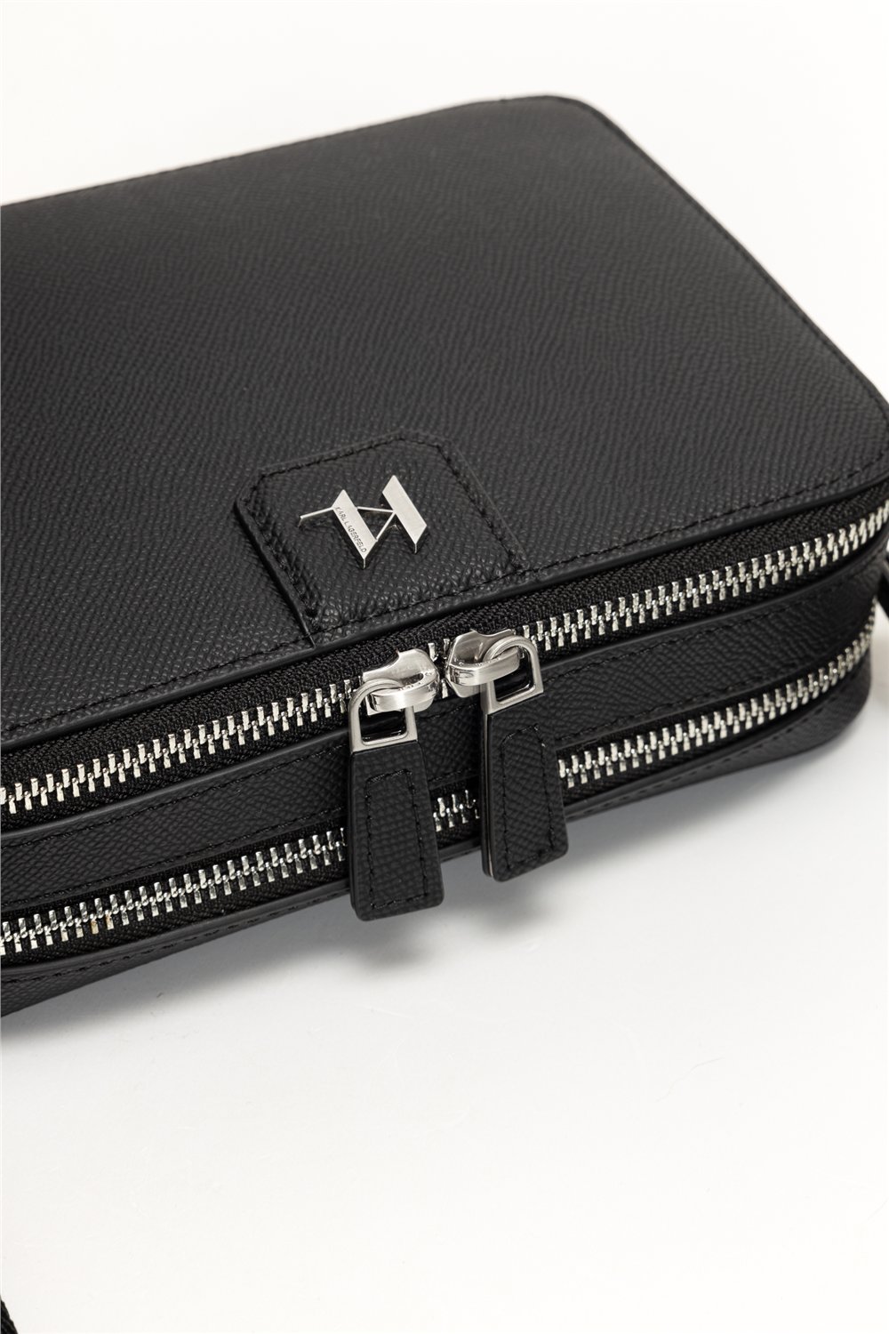 Karl Lagerfeld K/Monogram Leather Erkek Reporter Çanta