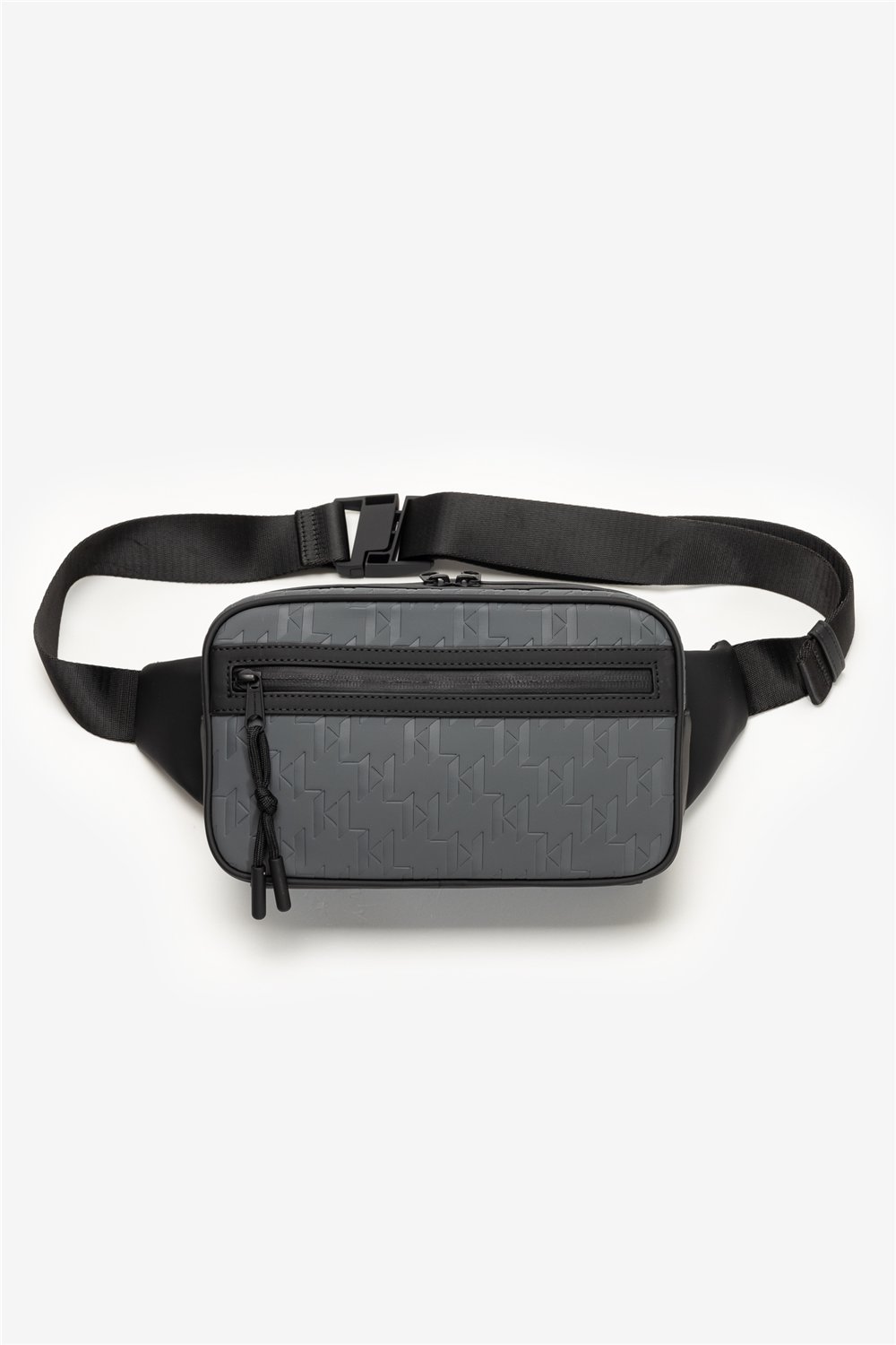 Karl Lagerfeld K/Monogram Weatherproof Erkek Reporter Çanta