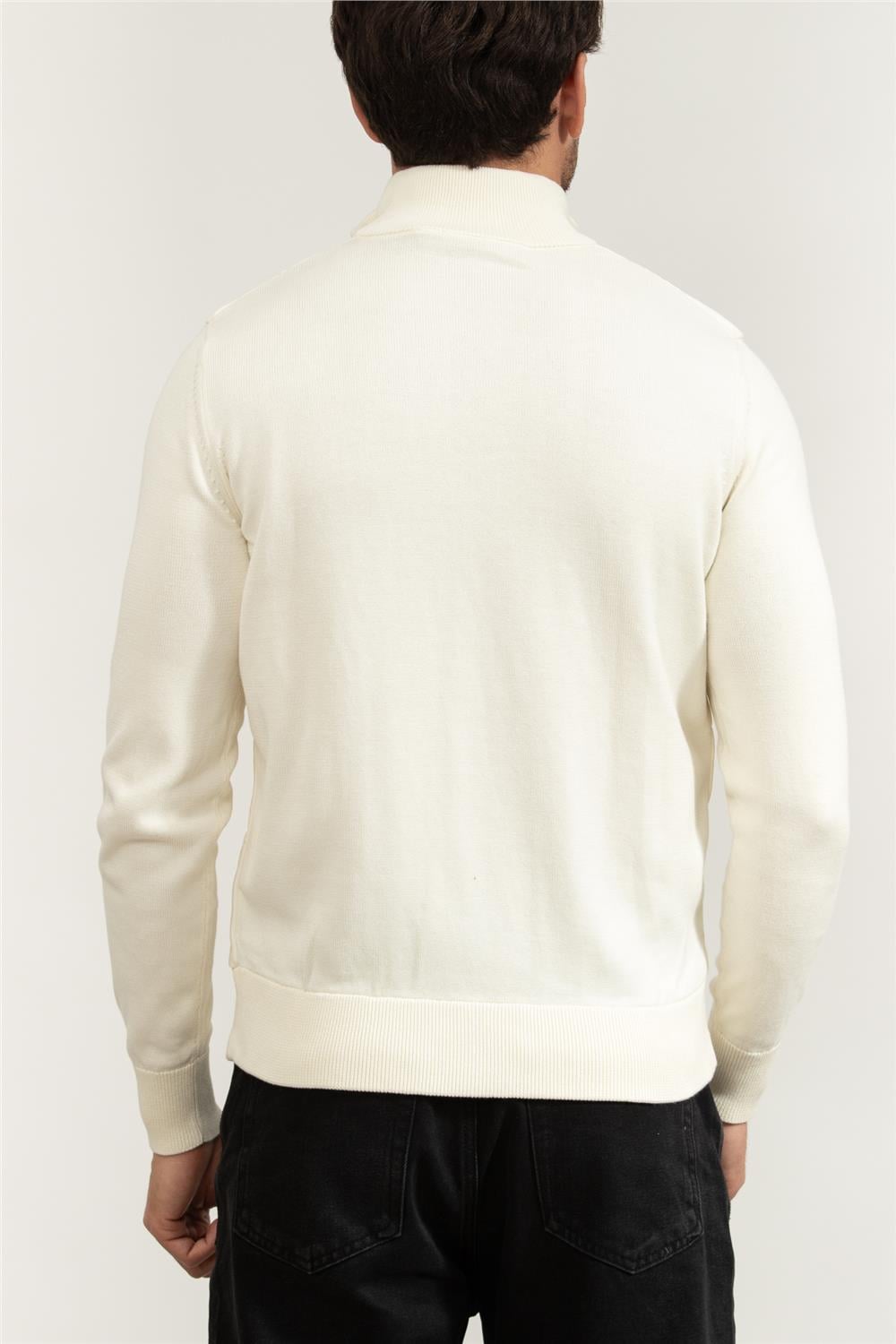 Karl Lagerfeld Knit Zip Jacket Erkek Mont