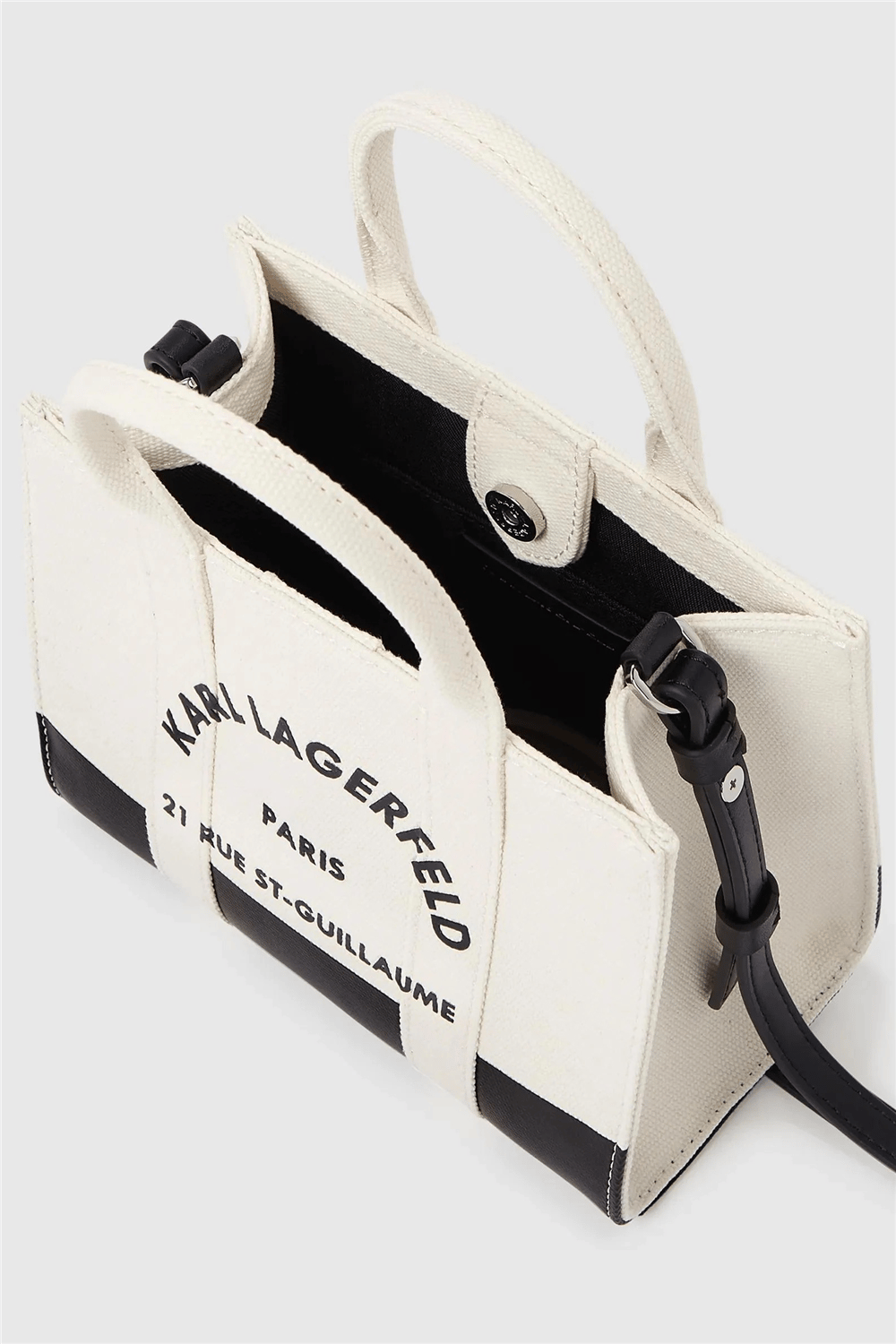 Karl Lagerfeld K/Rsg Square Mn Tote Col. Blk Kadın Omuz Çantası Siyah