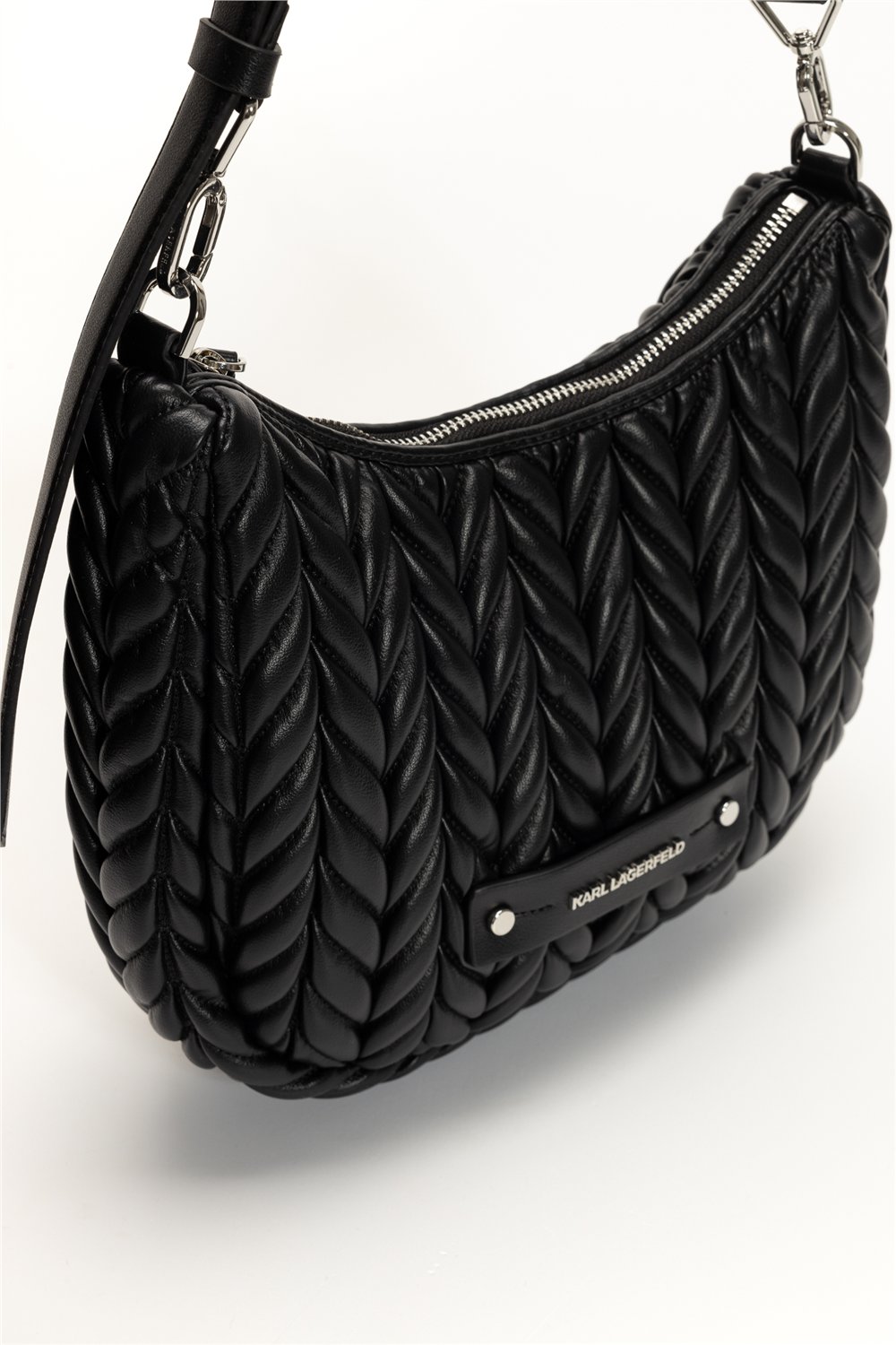 Karl Lagerfeld K/Weave SM Hobo Kadın Mini Omuz Çantası