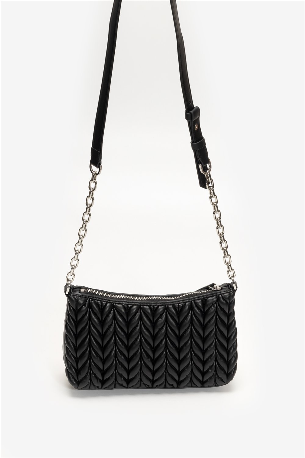 Karl Lagerfeld K/Weave SM Zip Crossbody Kadın Mini Omuz Çantası
