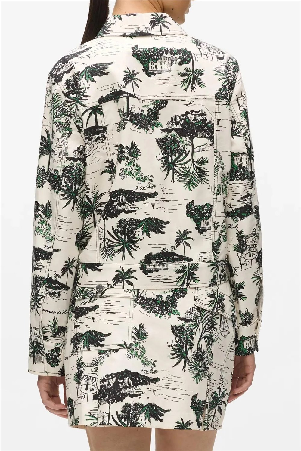 Karl Lagerfeld Printed Blouson Kadın Gömlek