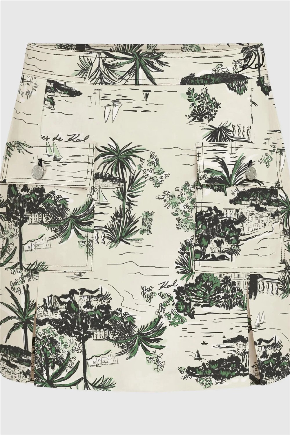 Karl Lagerfeld Printed Skirt Kadın Etek