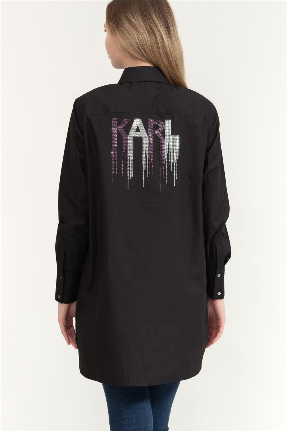 Karl Lagerfeld Rhinestone  Kadın Tunik