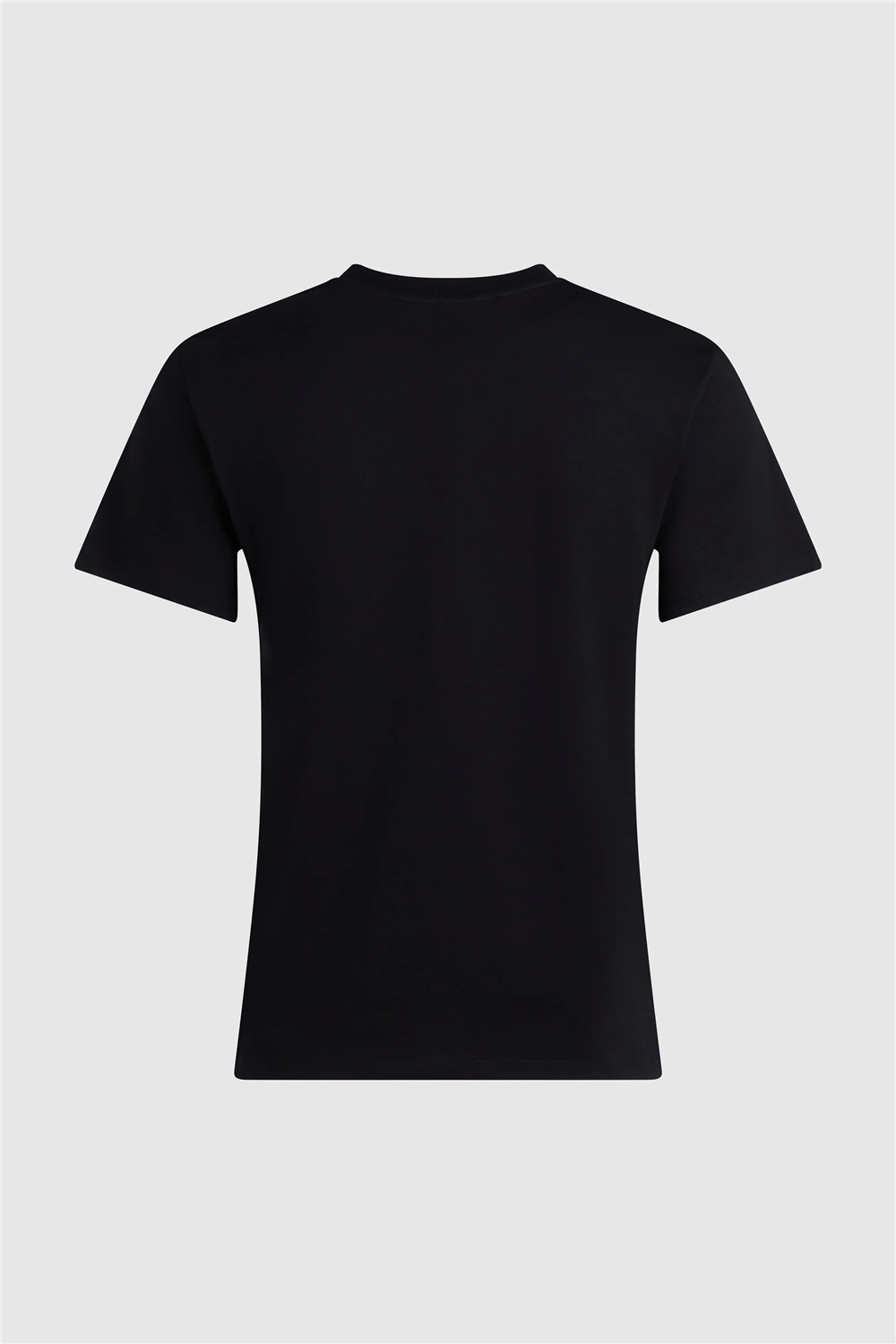 Karl Lagerfeld Rhinestone Rain Kadın Bisiklet Yaka T-Shirt Siyah