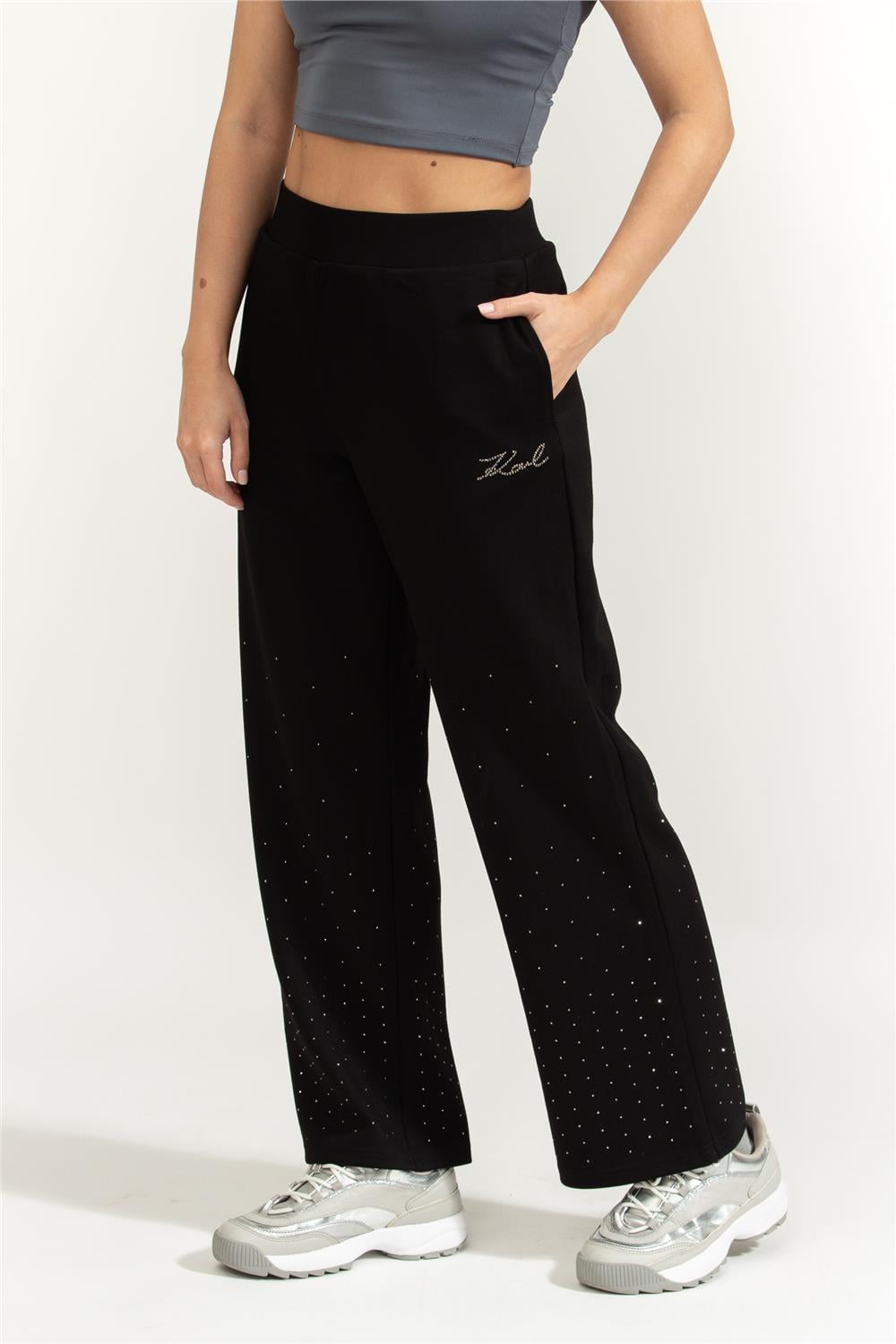 Karl Lagerfeld Rhinestone Rain Kadın Eşofman Altı