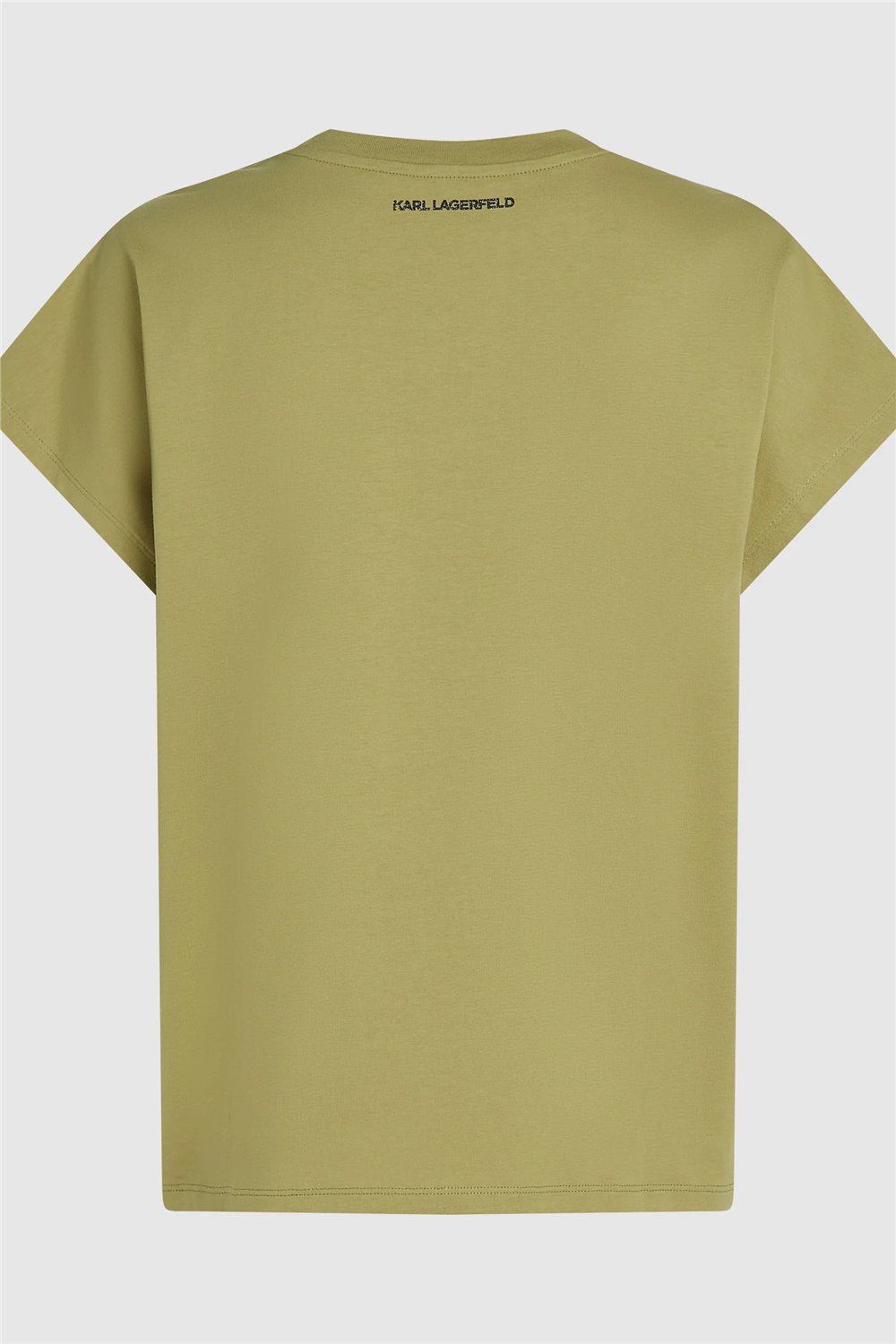Karl Lagerfeld Rsg Glitter Relaxed Kadın Bisiklet Yaka T-Shirt Çok Renkli
