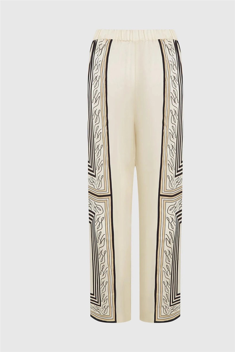 Karl Lagerfeld Scarf Print Pj Pants Kadın Pantolon Çok Renkli