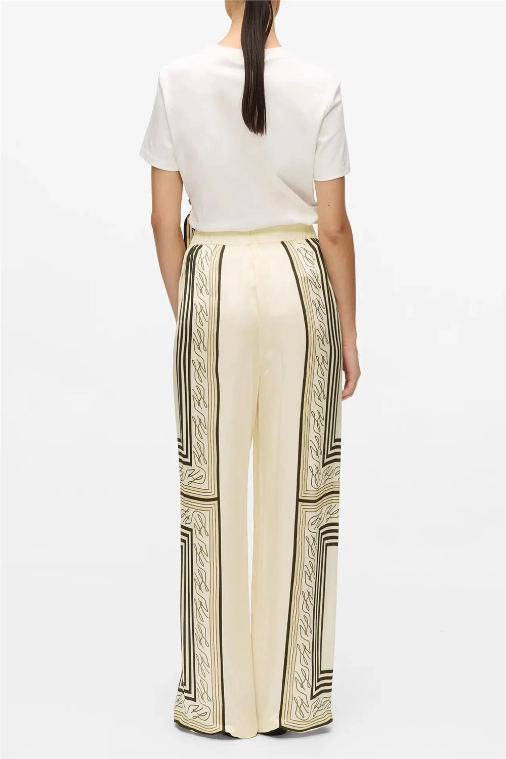 Karl Lagerfeld Scarf Print Pj Pants Kadın Pantolon Çok Renkli
