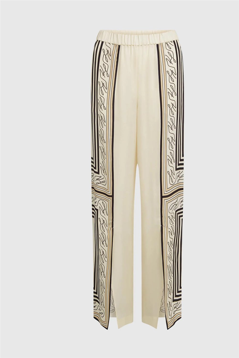 Karl Lagerfeld Scarf Print Pj Pants Kadın Pantolon Çok Renkli