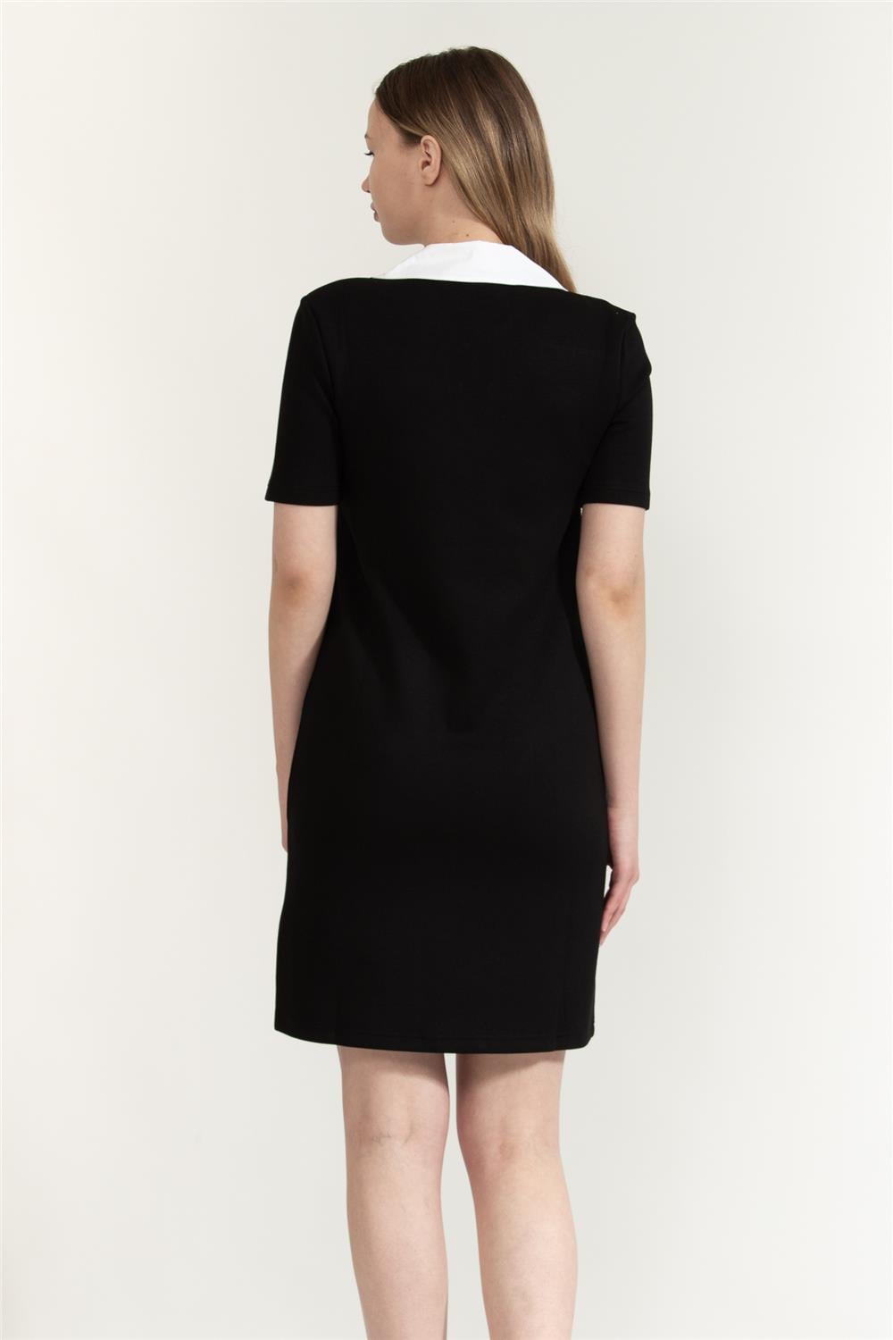 Karl Lagerfeld Signature Collar Kadın T-Shirt Elbise