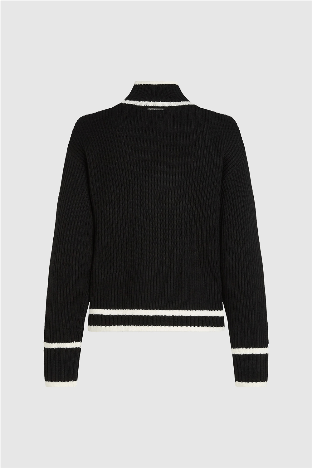 Karl Lagerfeld Soutache Autograph Kadın Triko Siyah