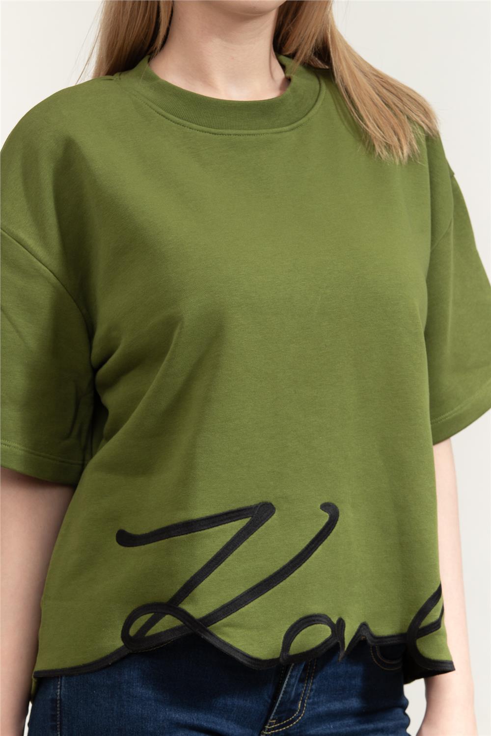Karl Lagerfeld Sslv Kadın Bisiklet Yaka Sweatshirt