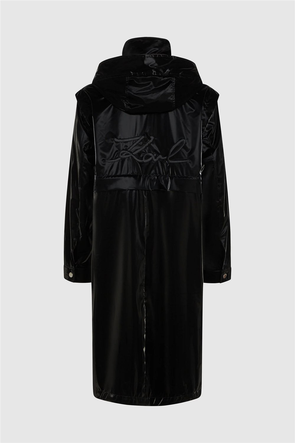Karl Lagerfeld Transformable Coat Kadın Mont Siyah