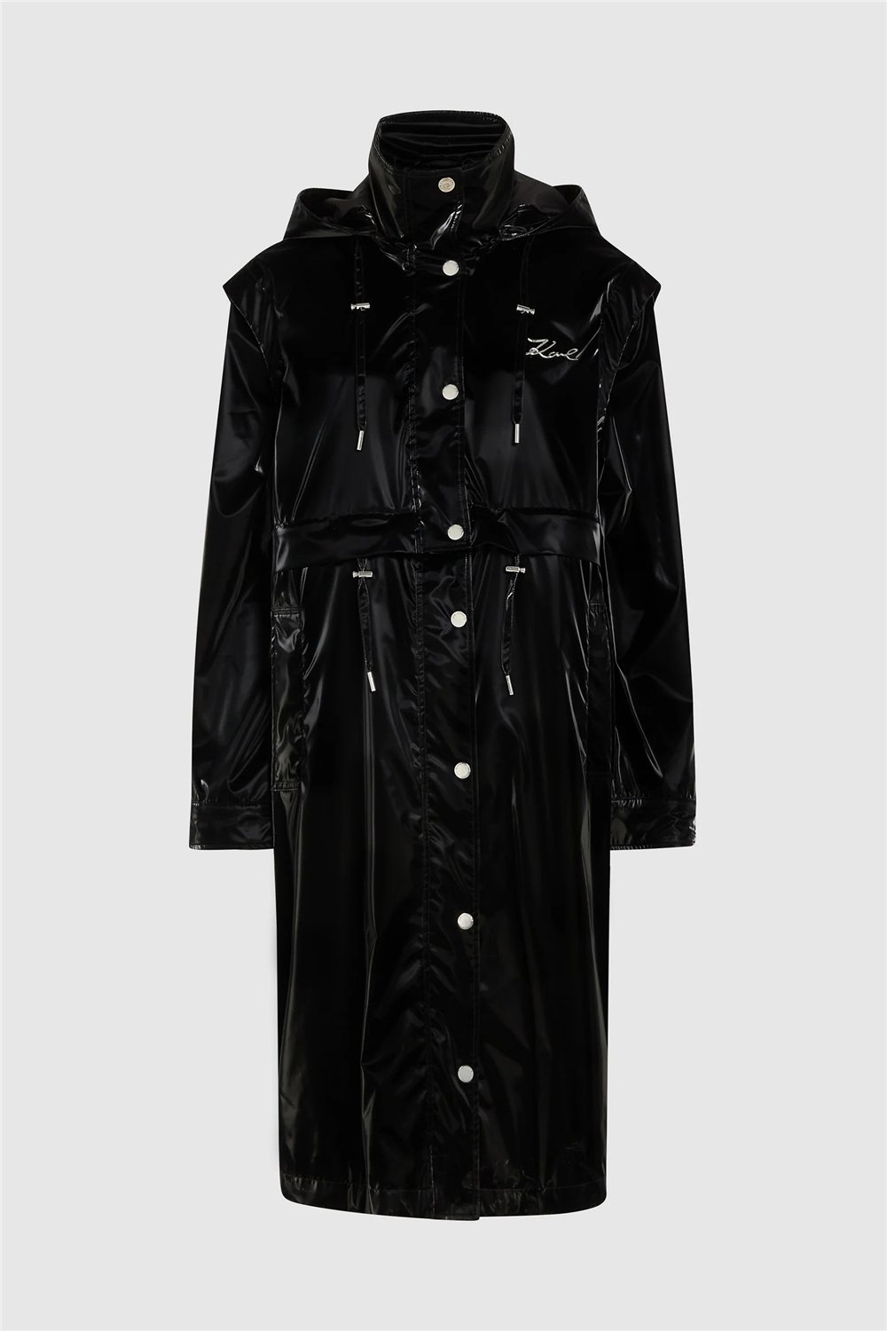 Karl Lagerfeld Transformable Coat Kadın Mont Siyah