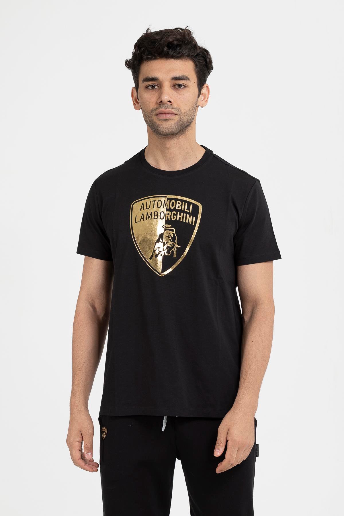 Lamborghini %100 Pamuklu Erkek T-Shirt