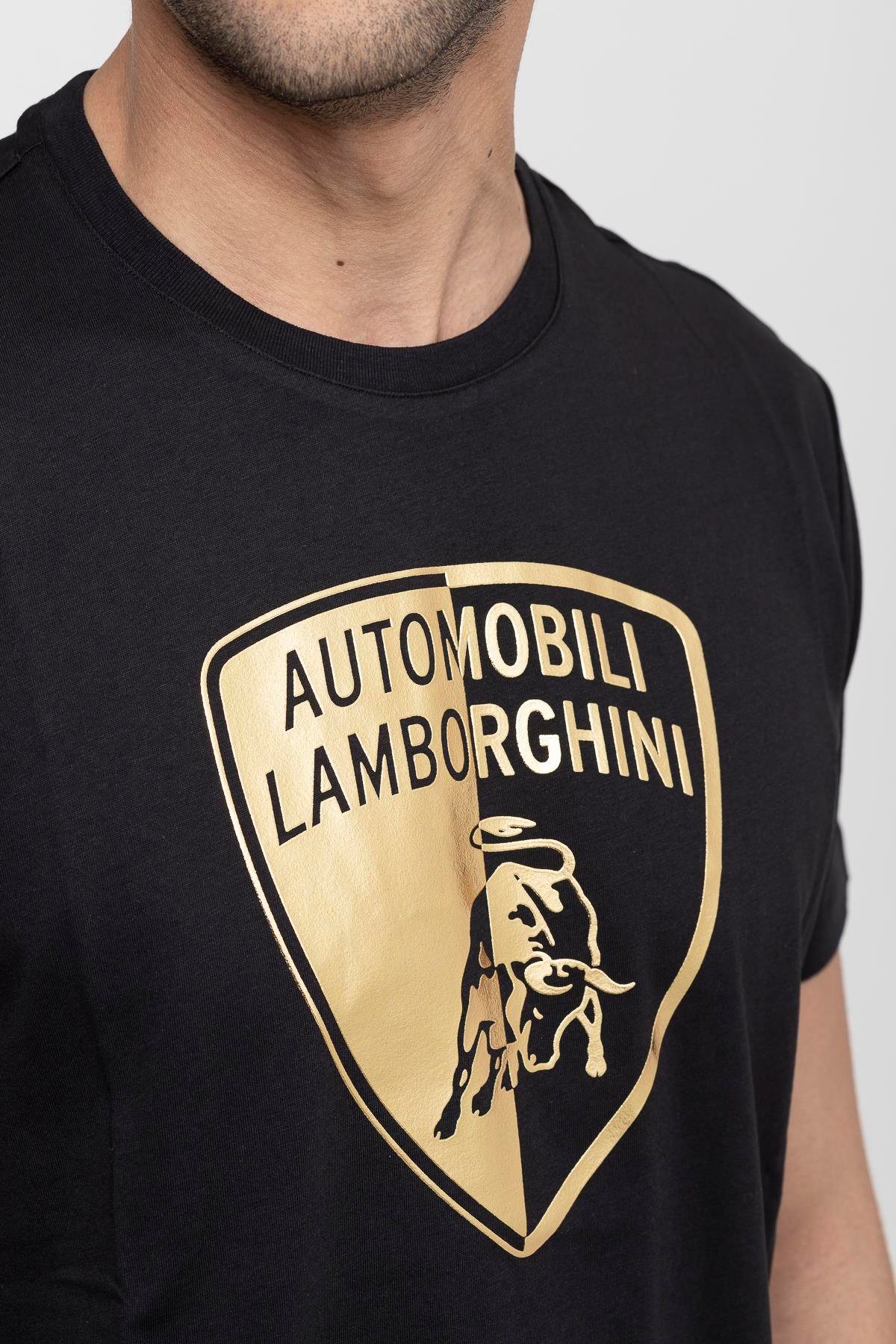 Lamborghini %100 Pamuklu Erkek T-Shirt