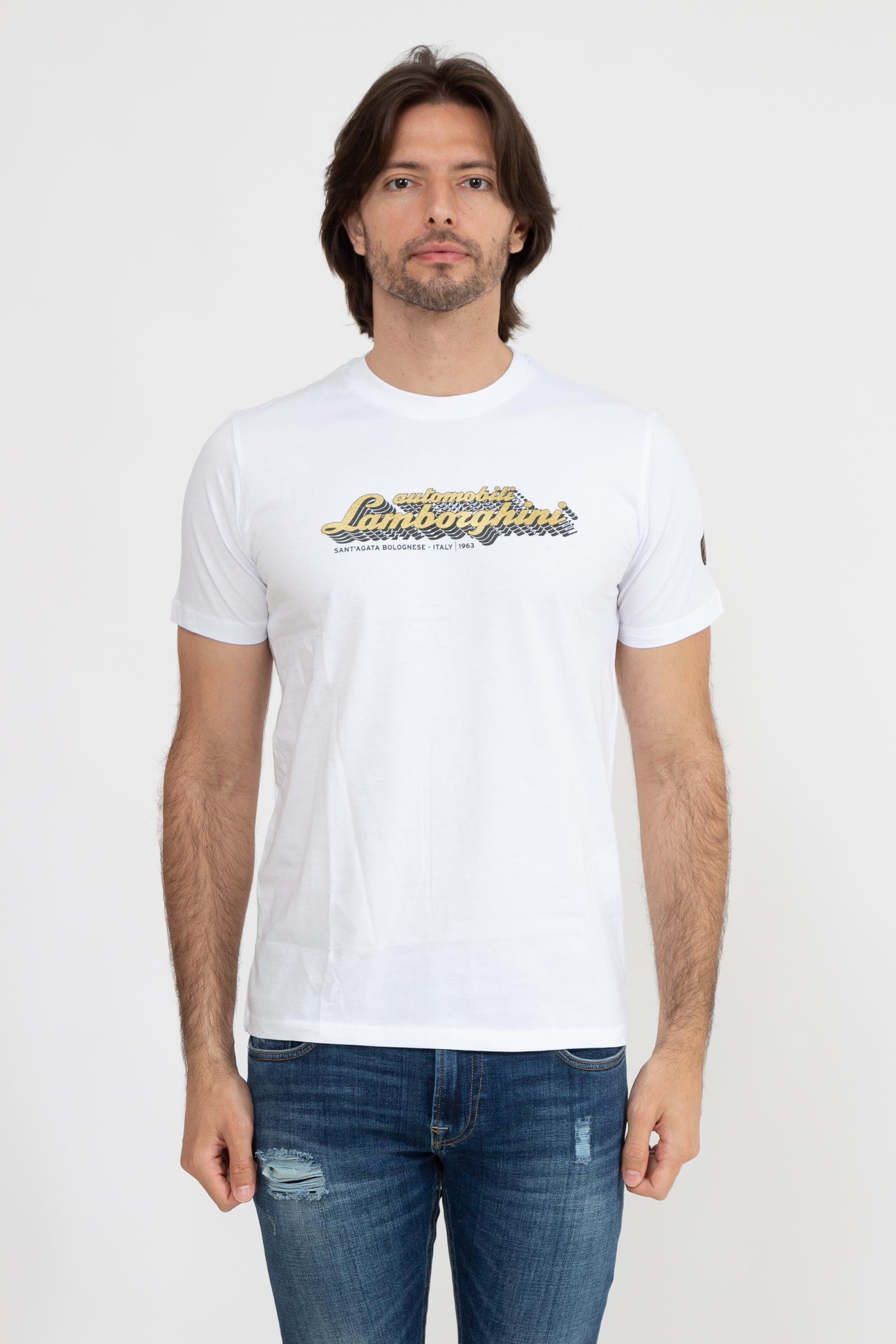 Lamborghini Erkek Bisiklet Yaka T-Shirt
