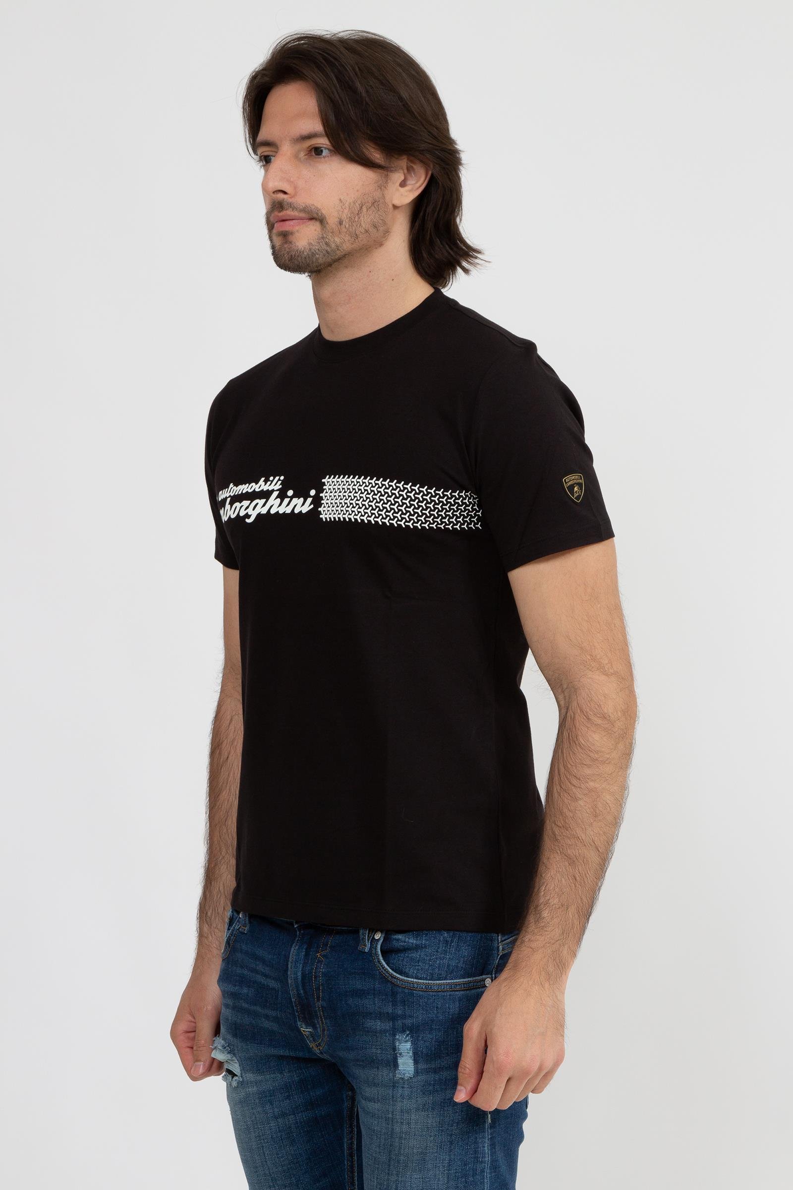 Lamborghini Erkek Bisiklet Yaka T-Shirt