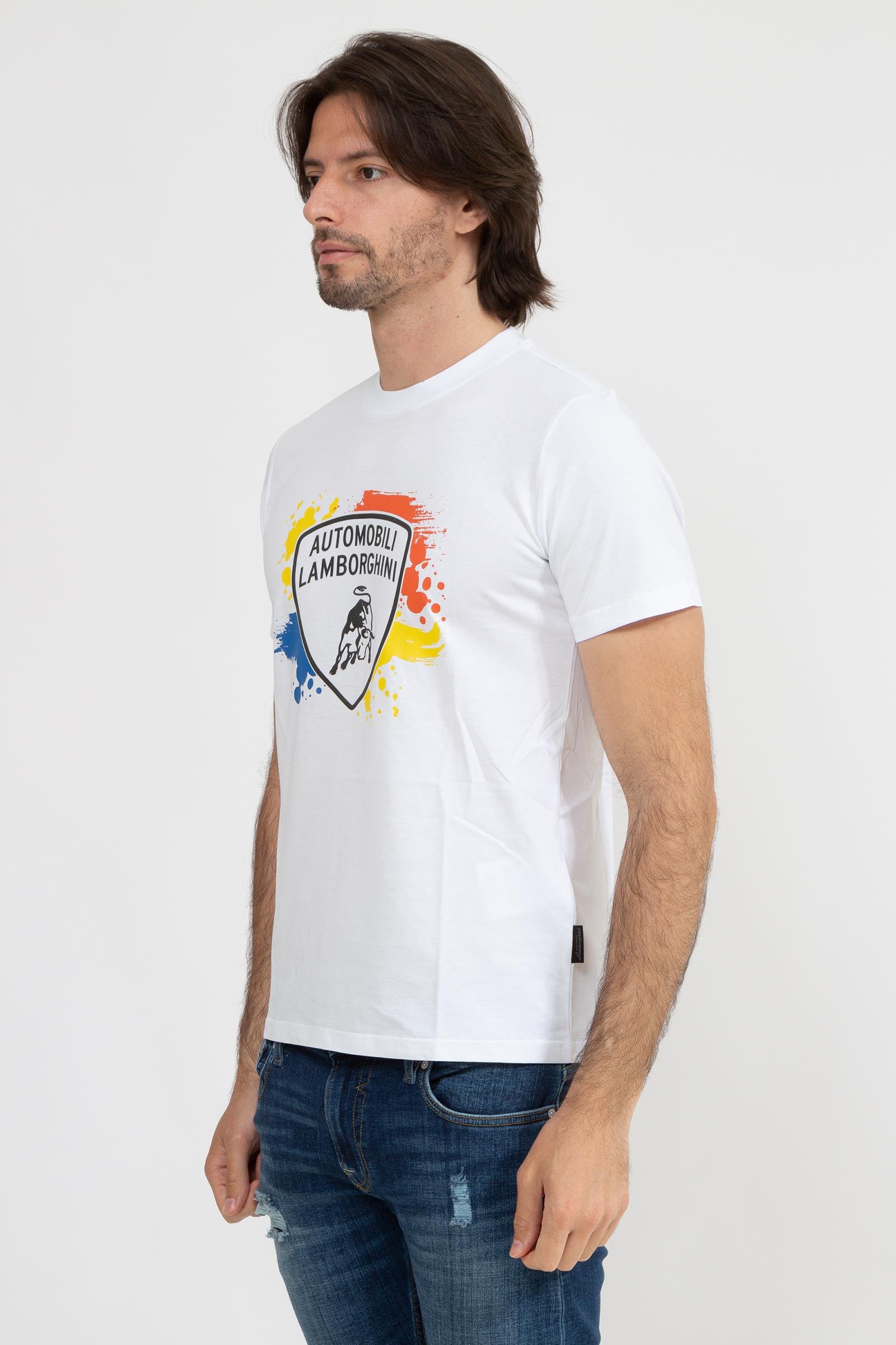 Lamborghini Erkek Bisiklet Yaka T-Shirt