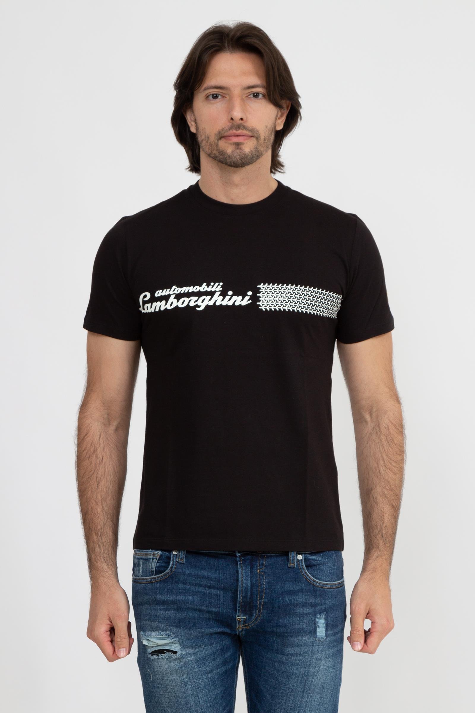 Lamborghini Erkek Bisiklet Yaka T-Shirt