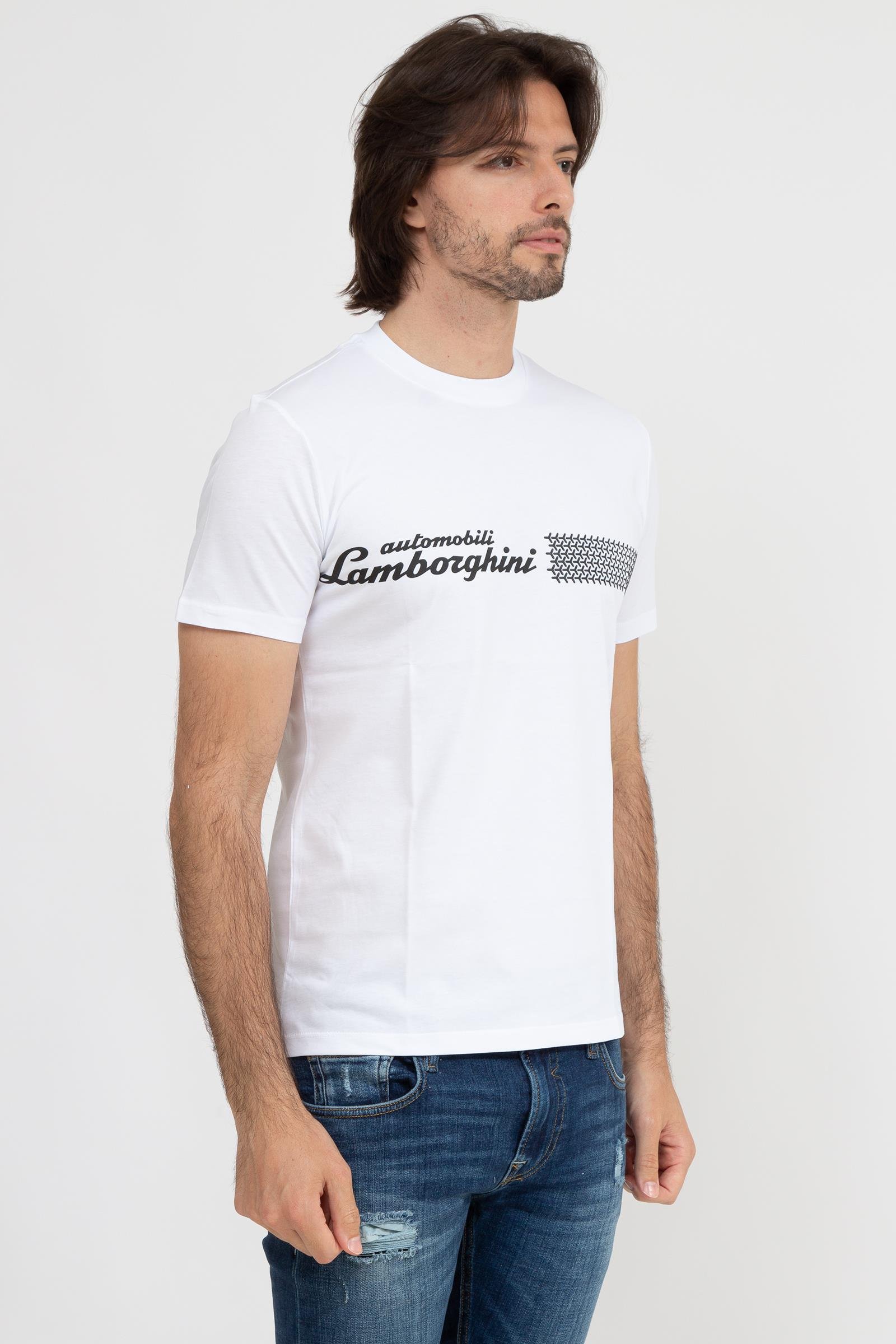 Lamborghini Erkek Bisiklet Yaka T-Shirt