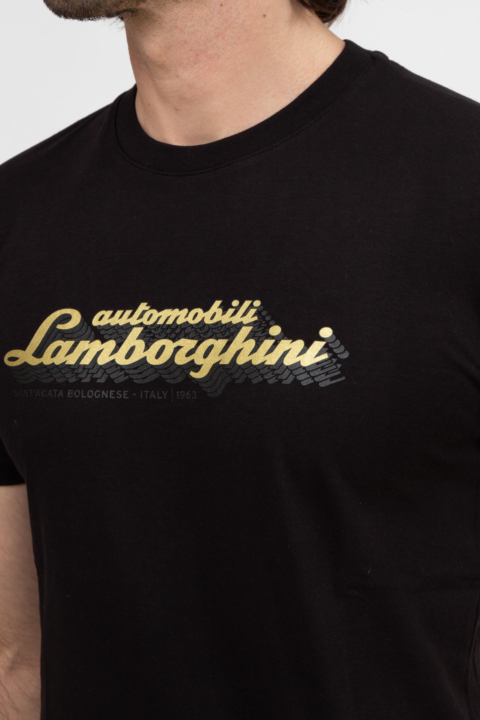 Lamborghini Erkek Bisiklet Yaka T-Shirt