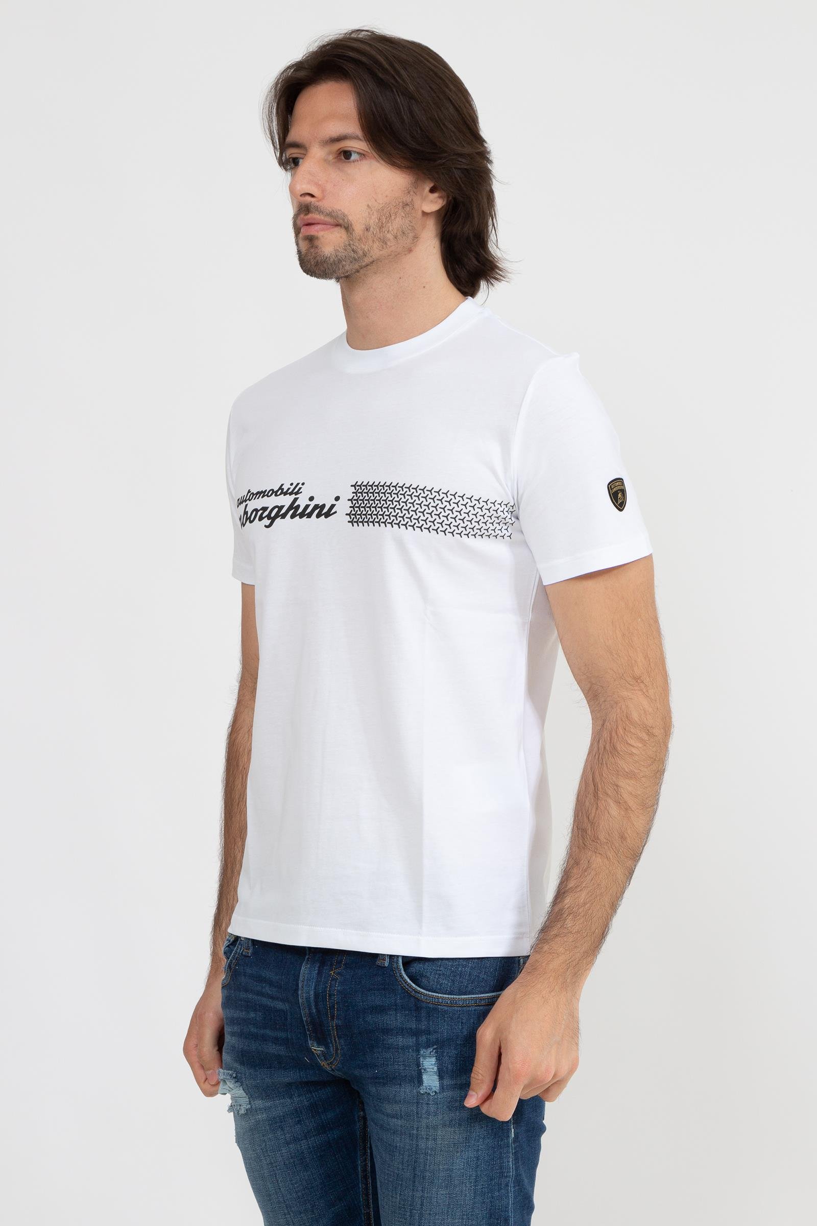 Lamborghini Erkek Bisiklet Yaka T-Shirt