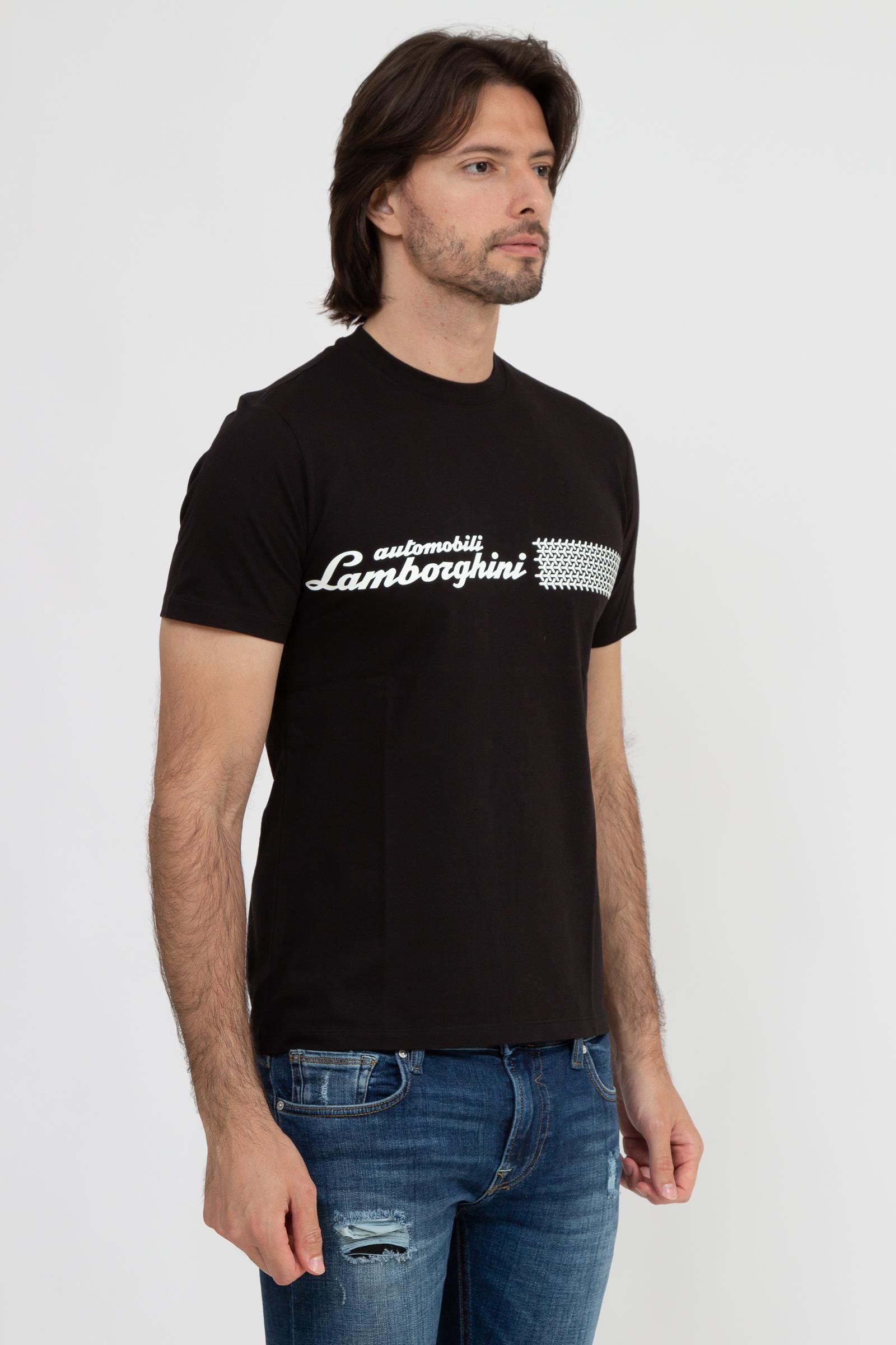 Lamborghini Erkek Bisiklet Yaka T-Shirt