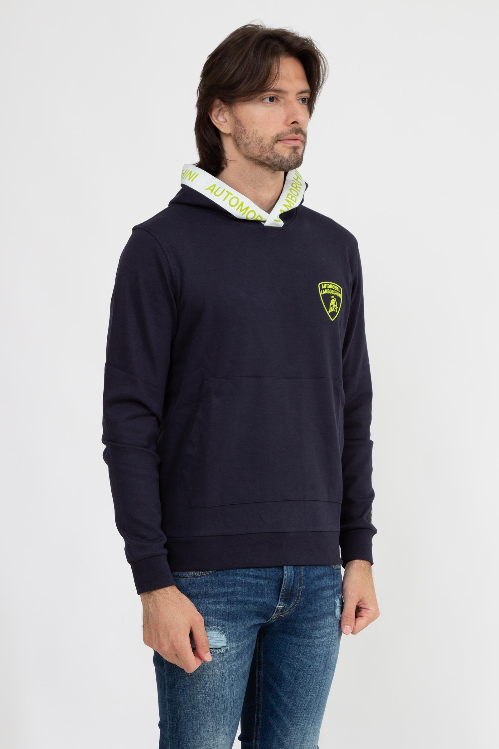 Lamborghini Erkek Kapüşonlu Sweatshirt
