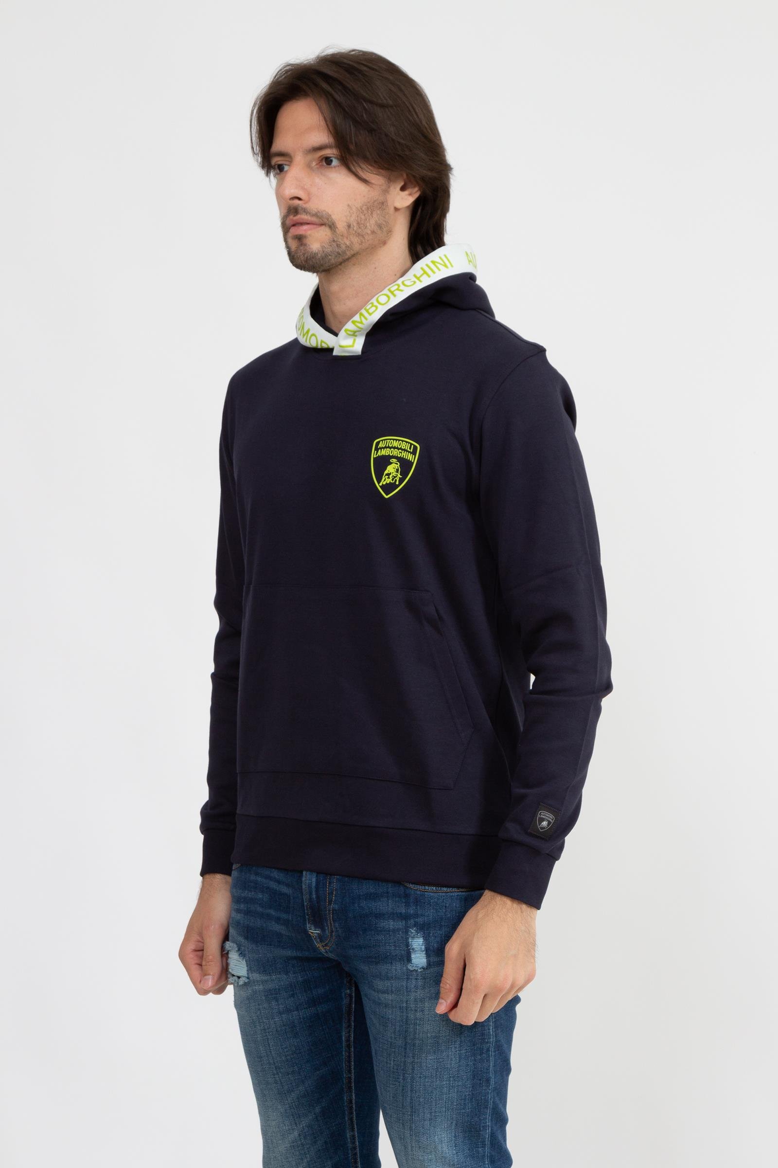 Lamborghini Erkek Kapüşonlu Sweatshirt