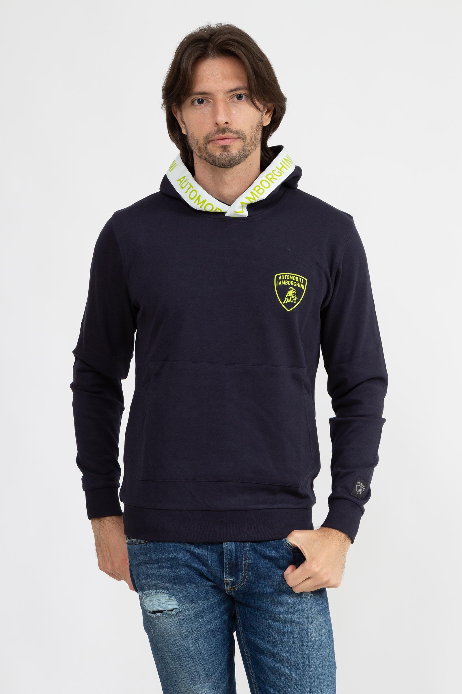 Lamborghini Erkek Kapüşonlu Sweatshirt