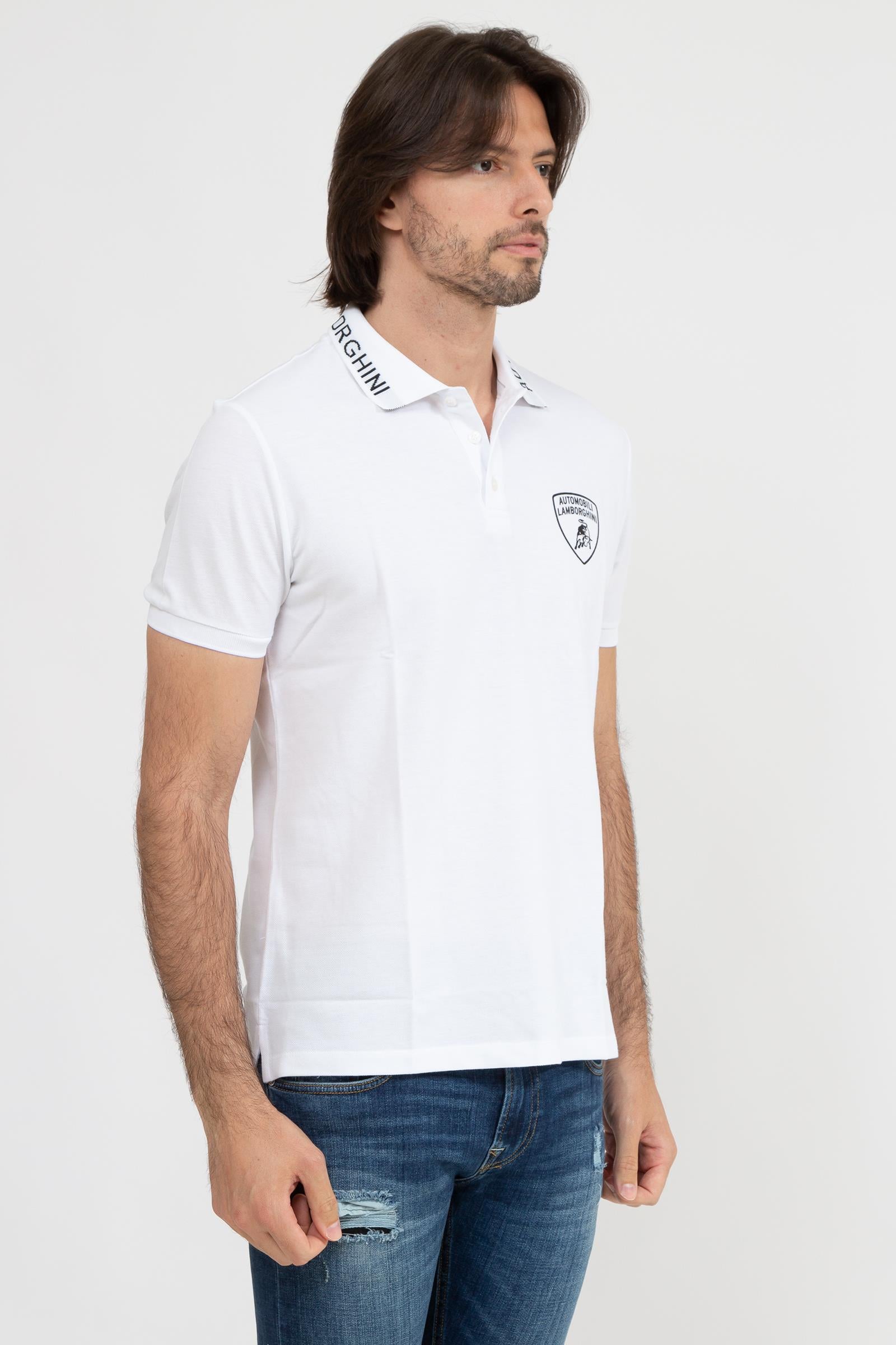 Lamborghini Erkek Polo Yaka T-Shirt