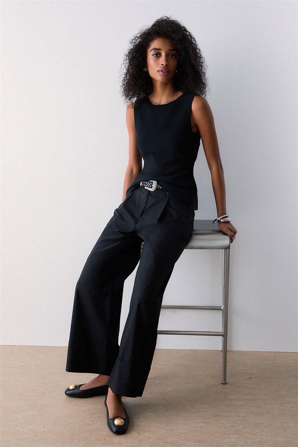 Liu Jo 3.0 Pant. Lungo Kadın Pantolon Siyah